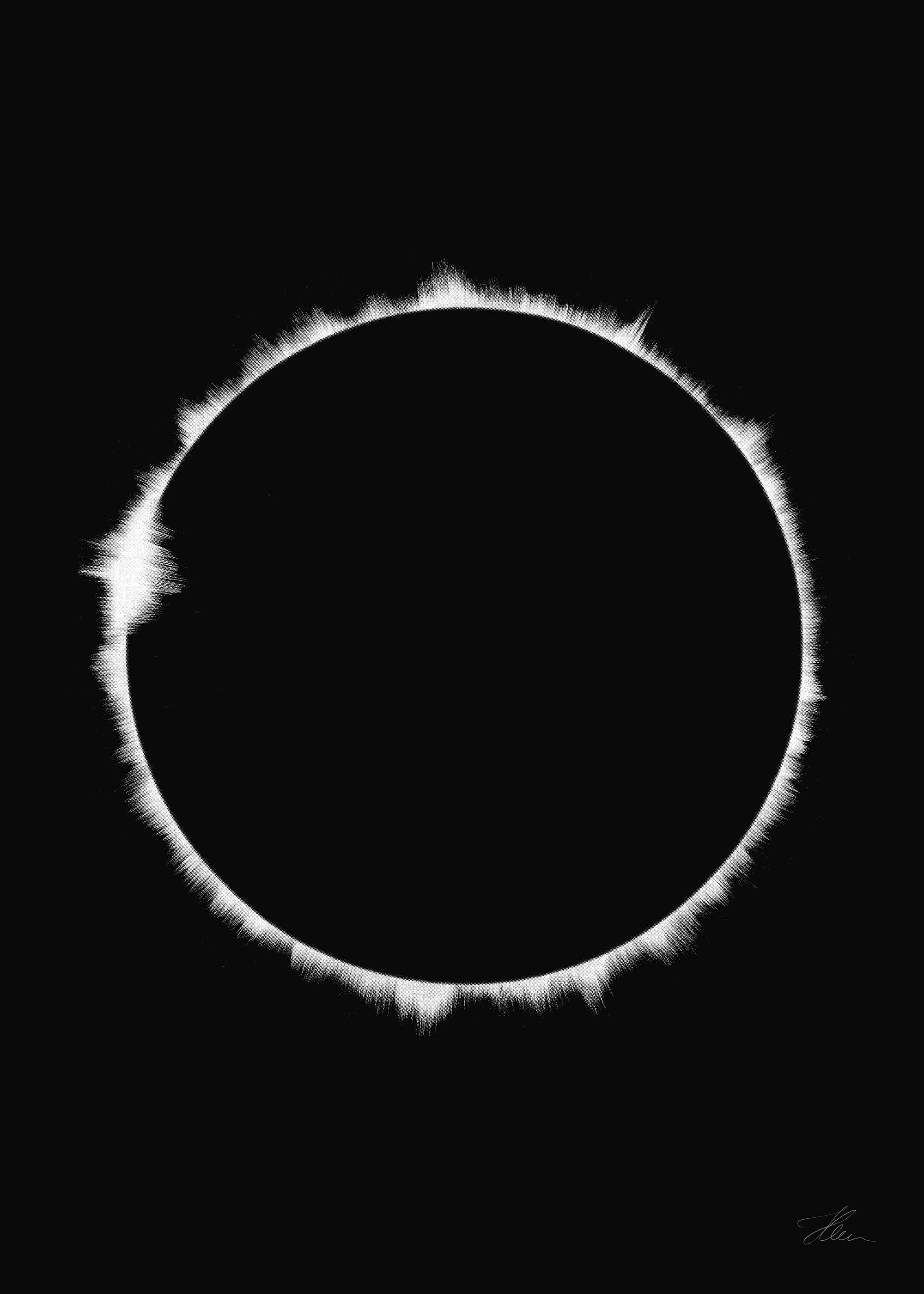 Solar Eclipse Monochrome Wallpapers