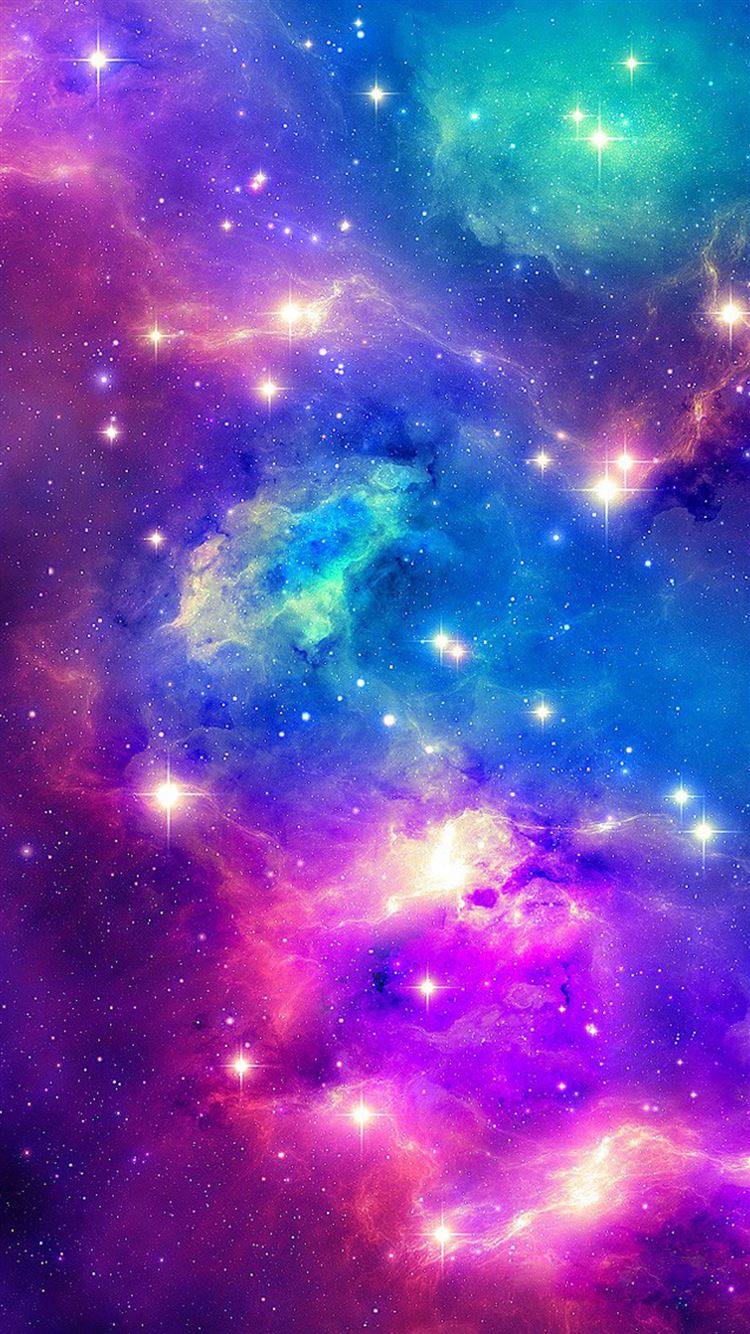 Sparkling Blue And Purple Galaxy Wallpapers