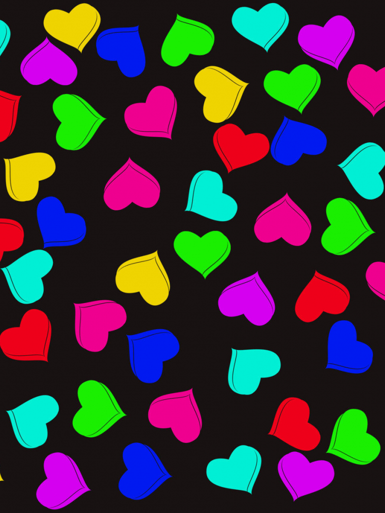 3D Abstract Hearts Wallpapers