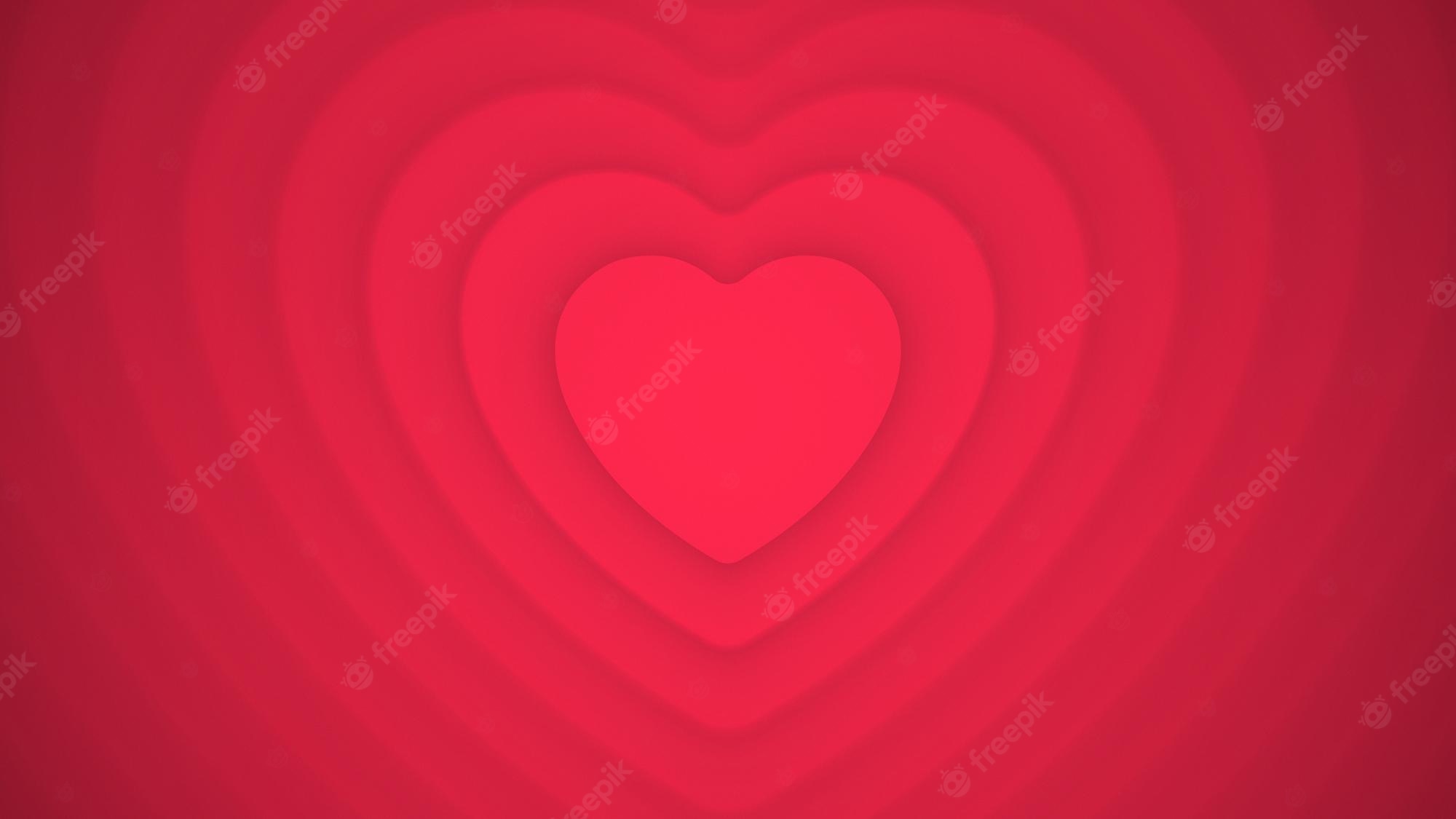 3D Abstract Hearts Wallpapers