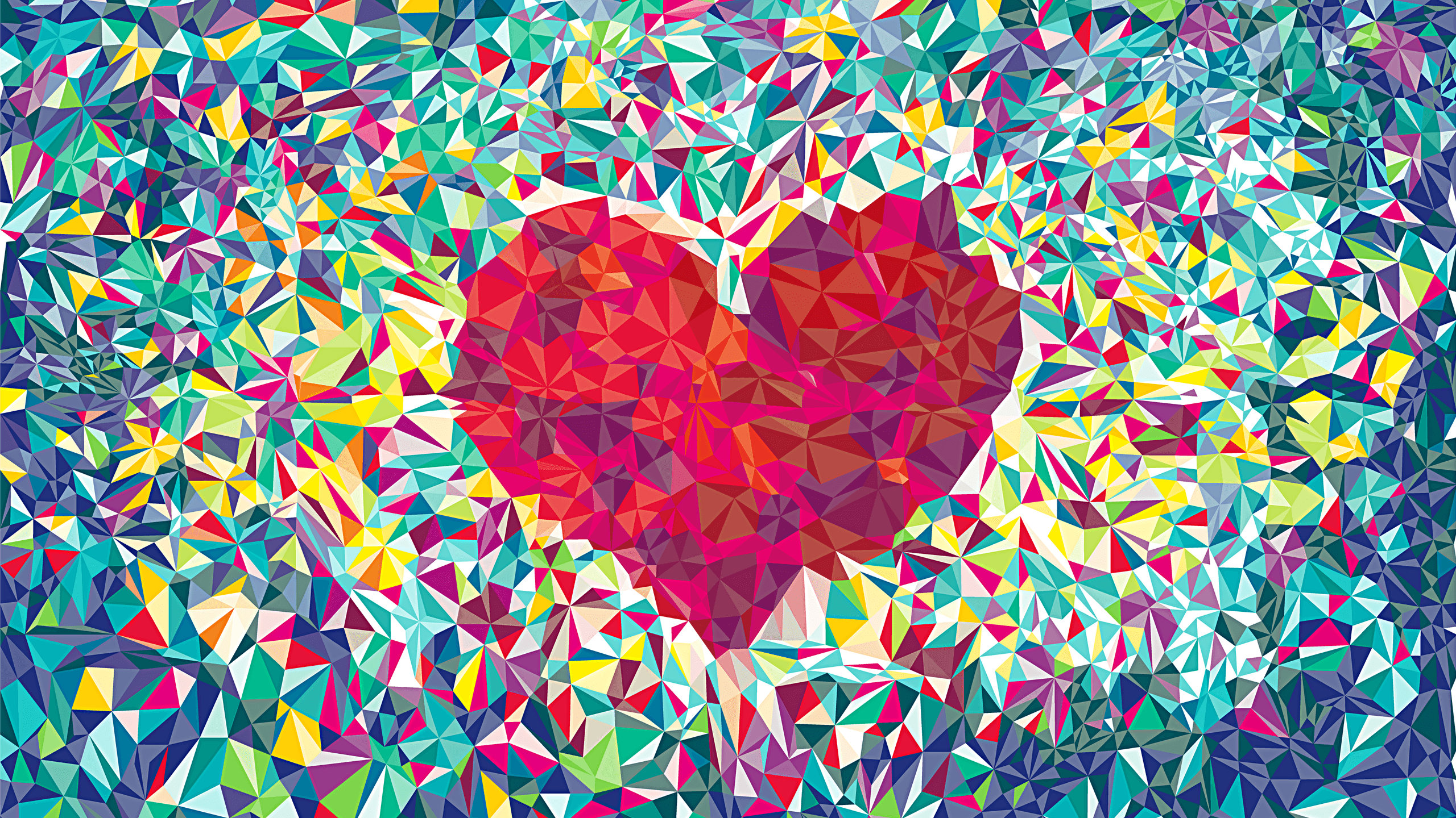 3D Abstract Hearts Wallpapers