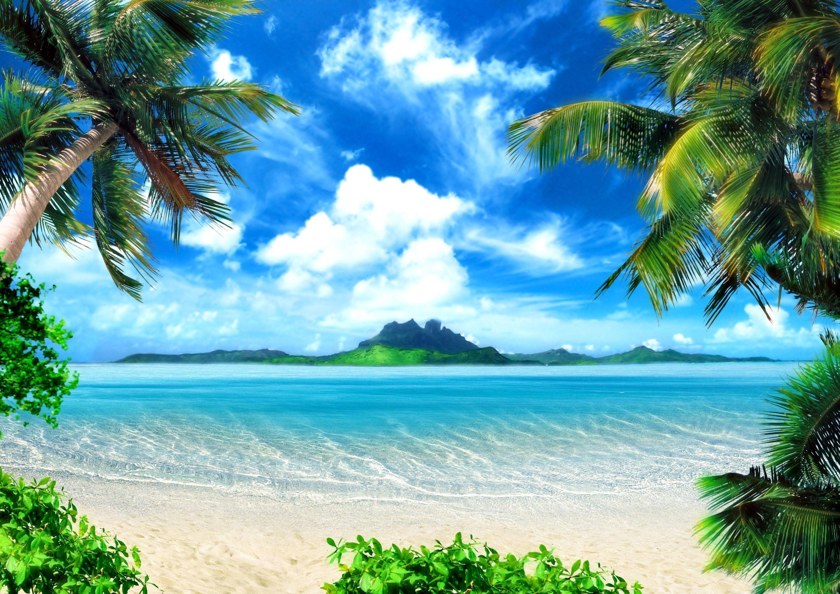 3D Beach Wallpapers