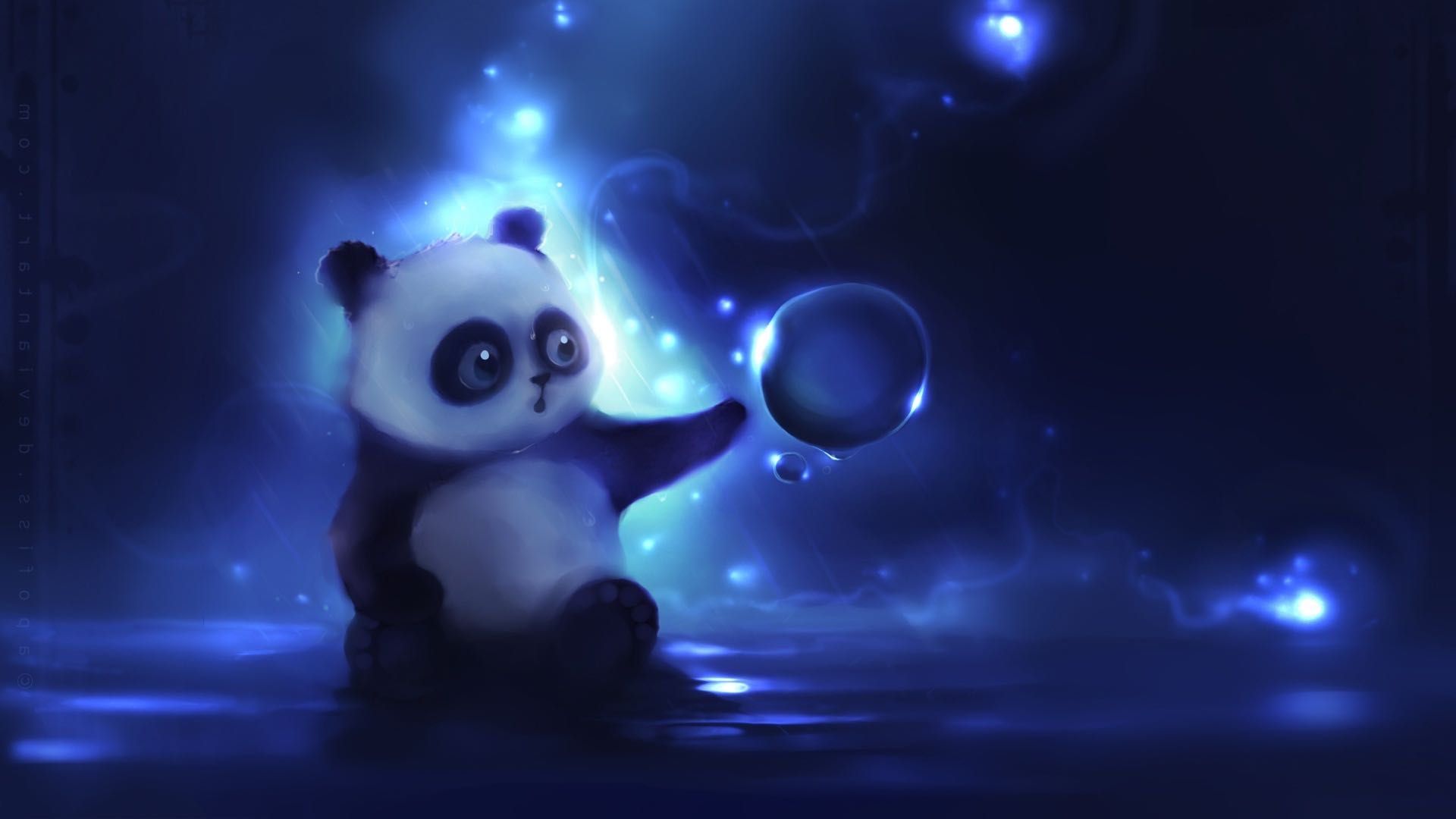 3D Cute Panda Wallpapers