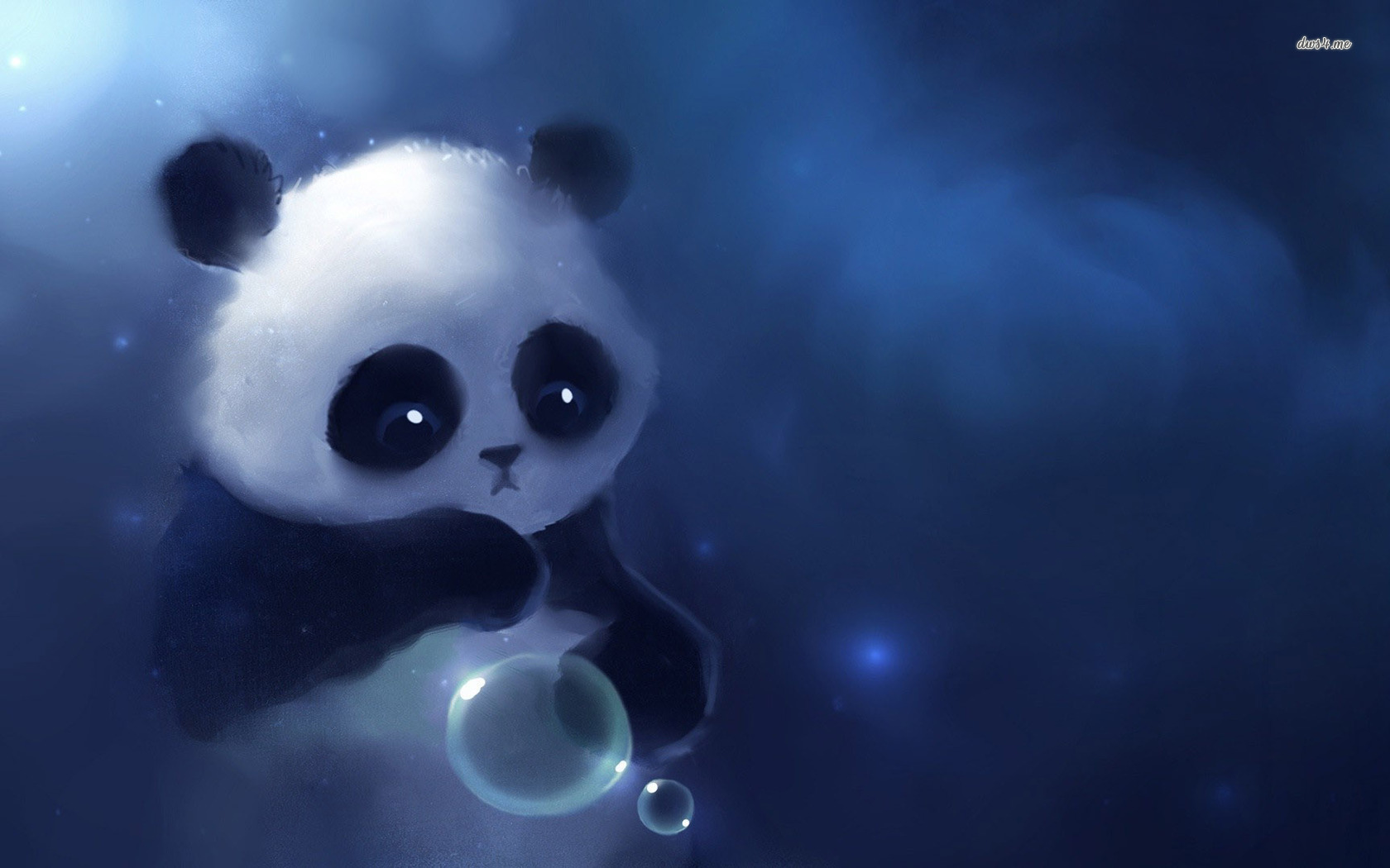 3D Cute Panda Wallpapers