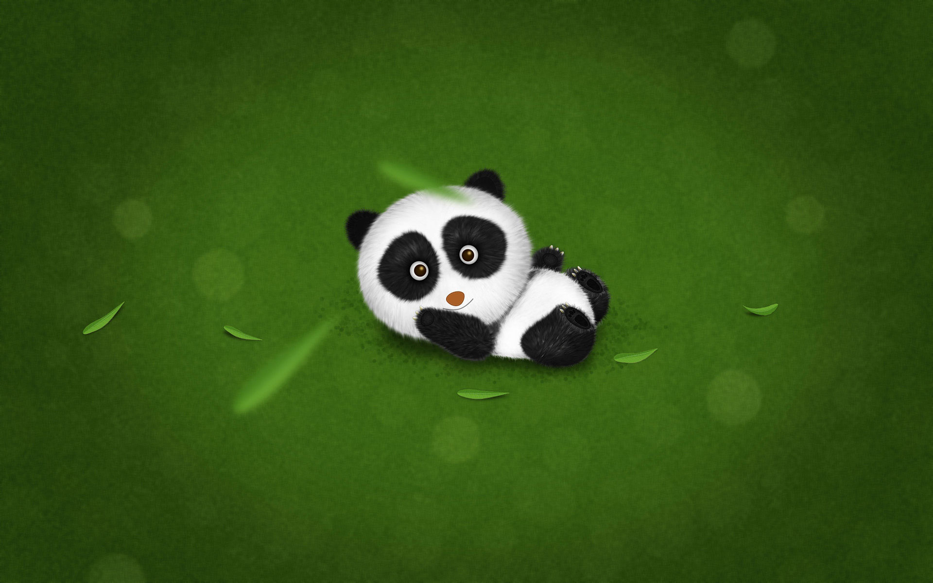 3D Cute Panda Wallpapers