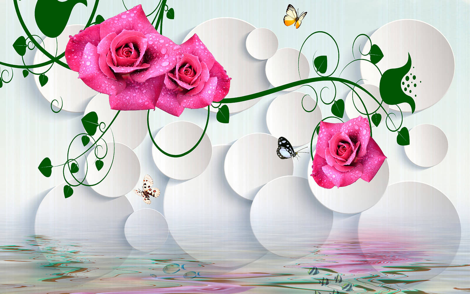 3D Flower Wallpapers