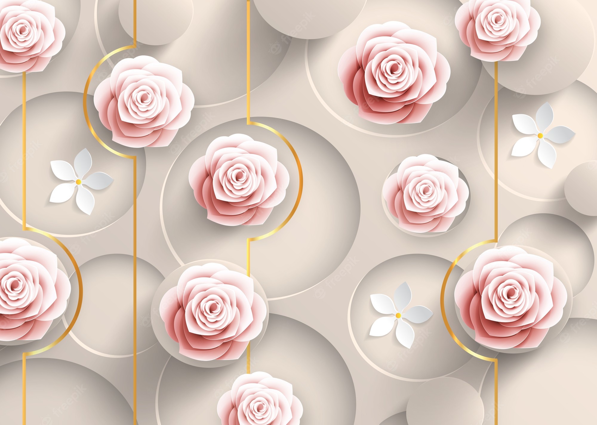 3D Flower Rose Wallpapers