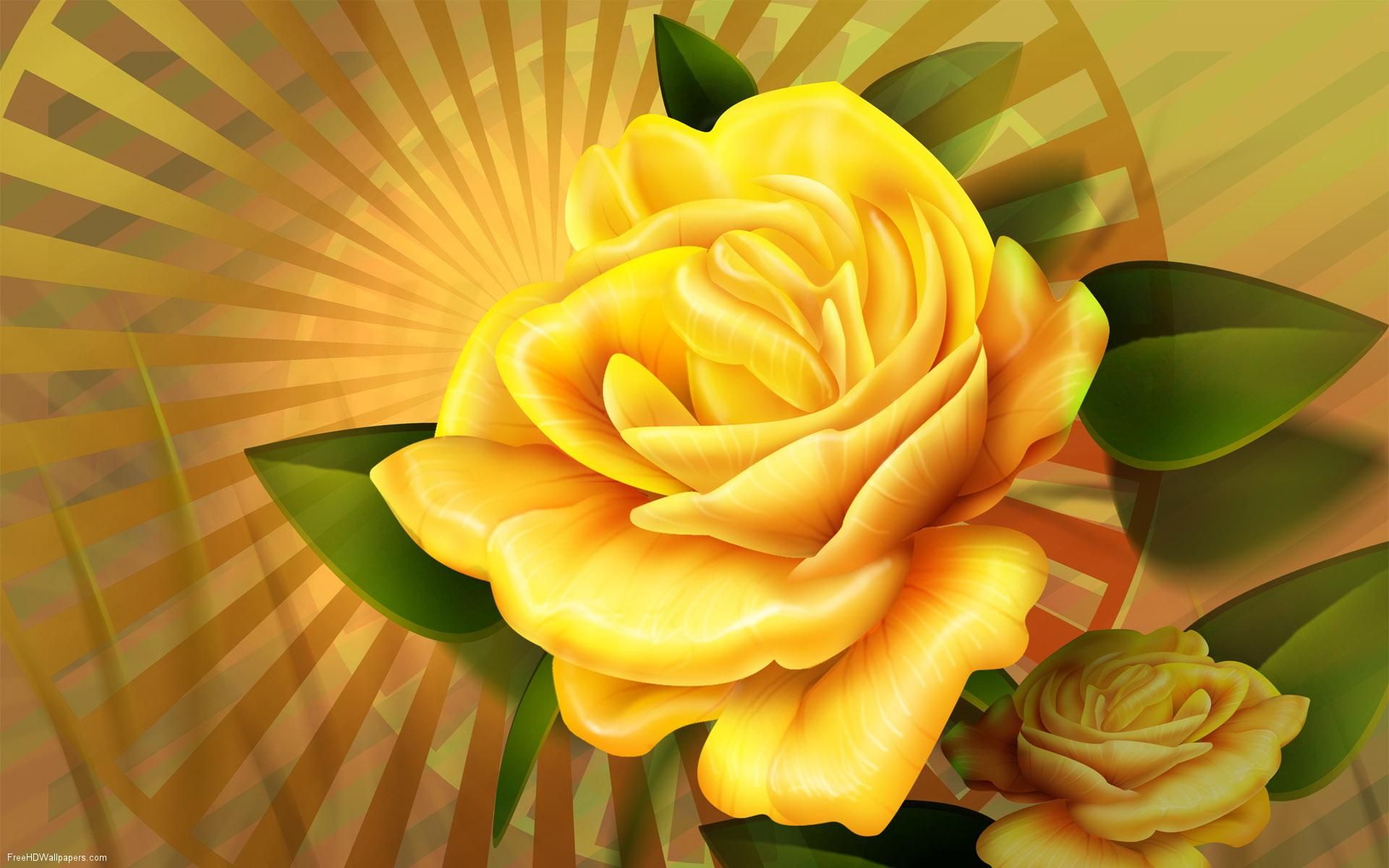 3D Flower Rose Wallpapers