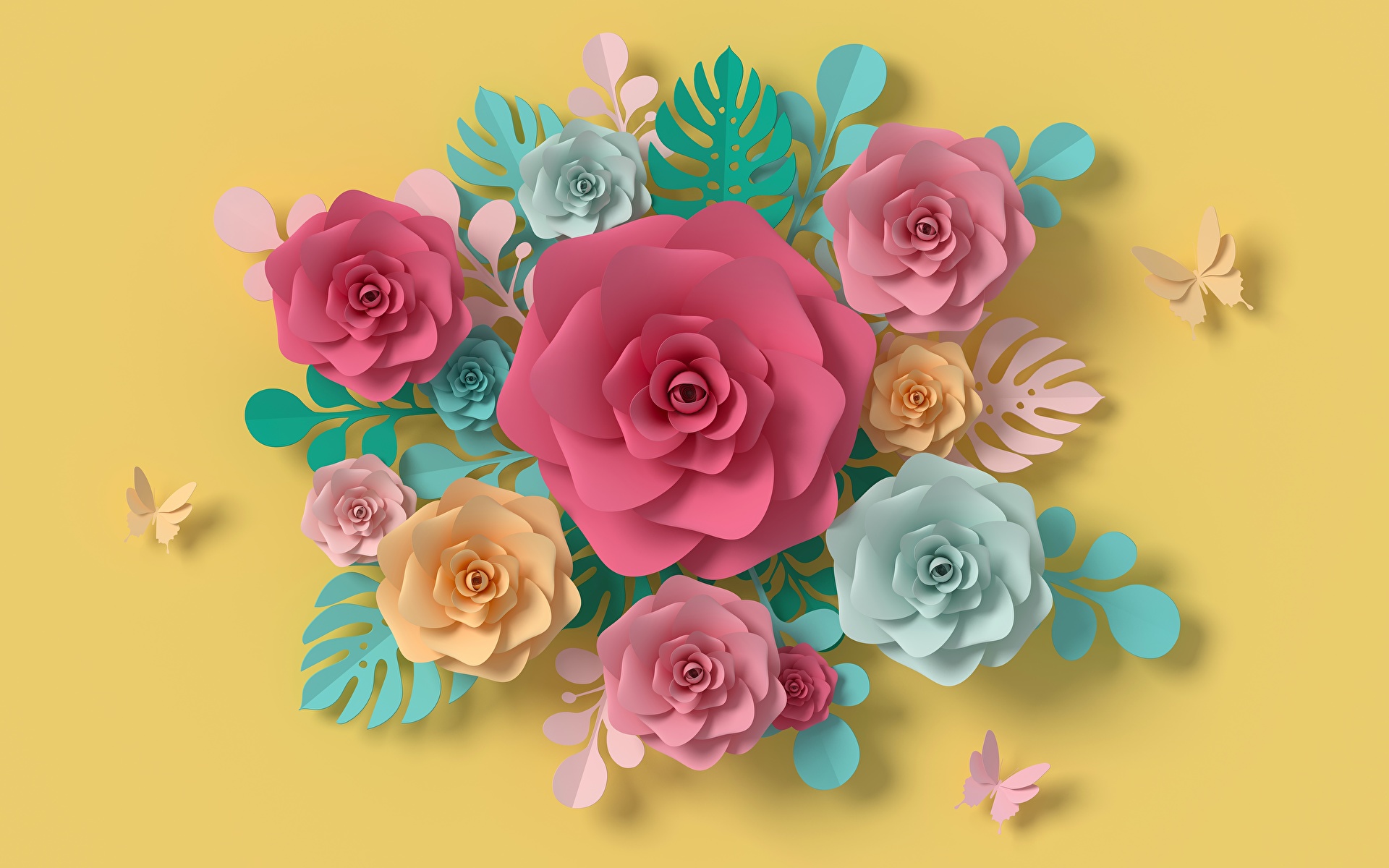 3D Flower Rose Wallpapers