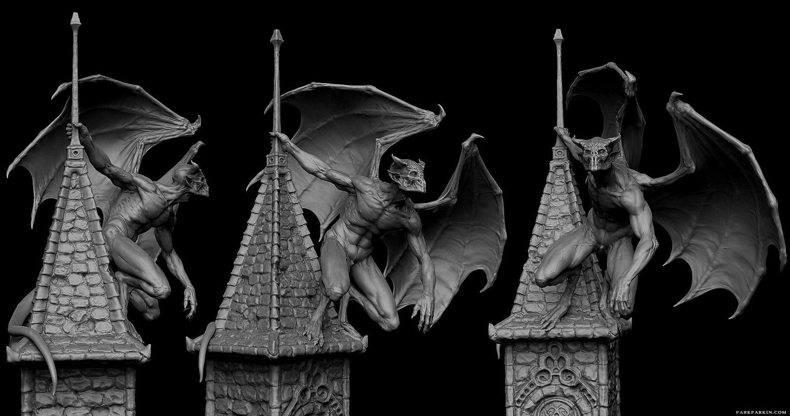 3D Gargoyle Wallpapers