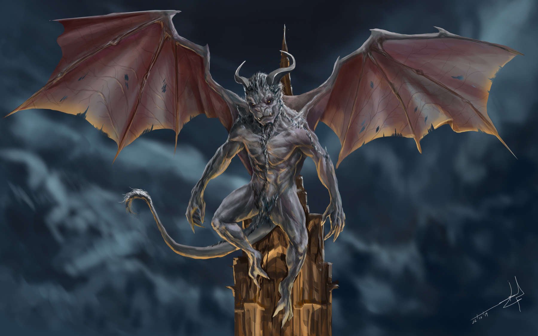 3D Gargoyle Wallpapers