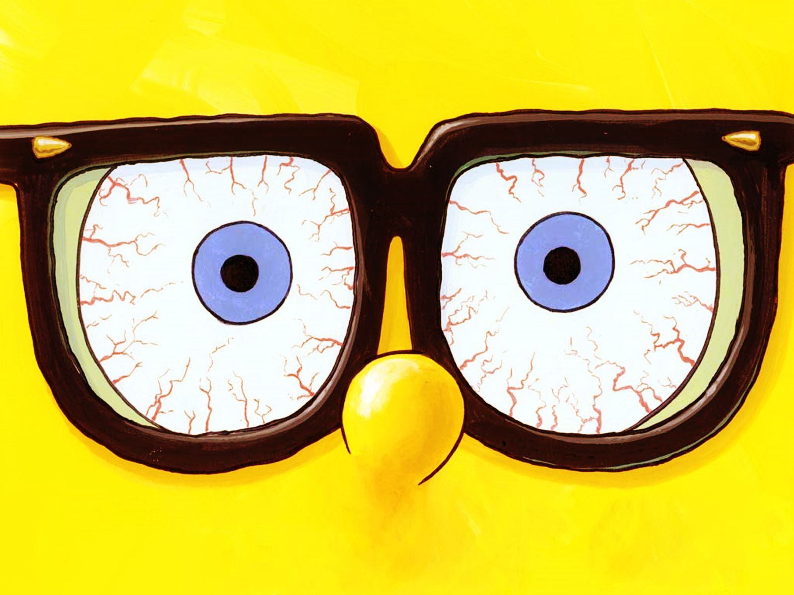 3D Glasses Cartoon Wallpapers