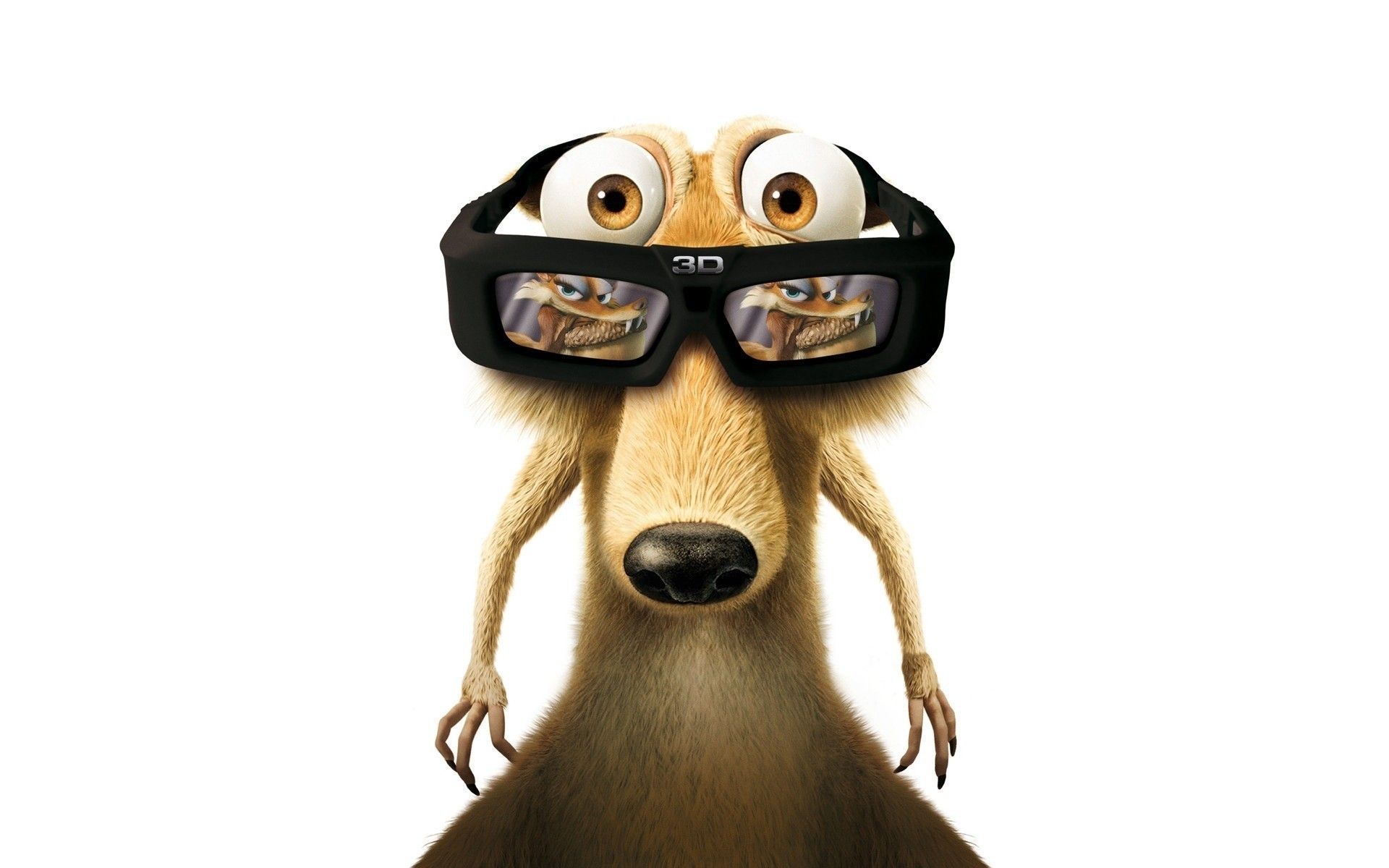 3D Glasses Cartoon Wallpapers