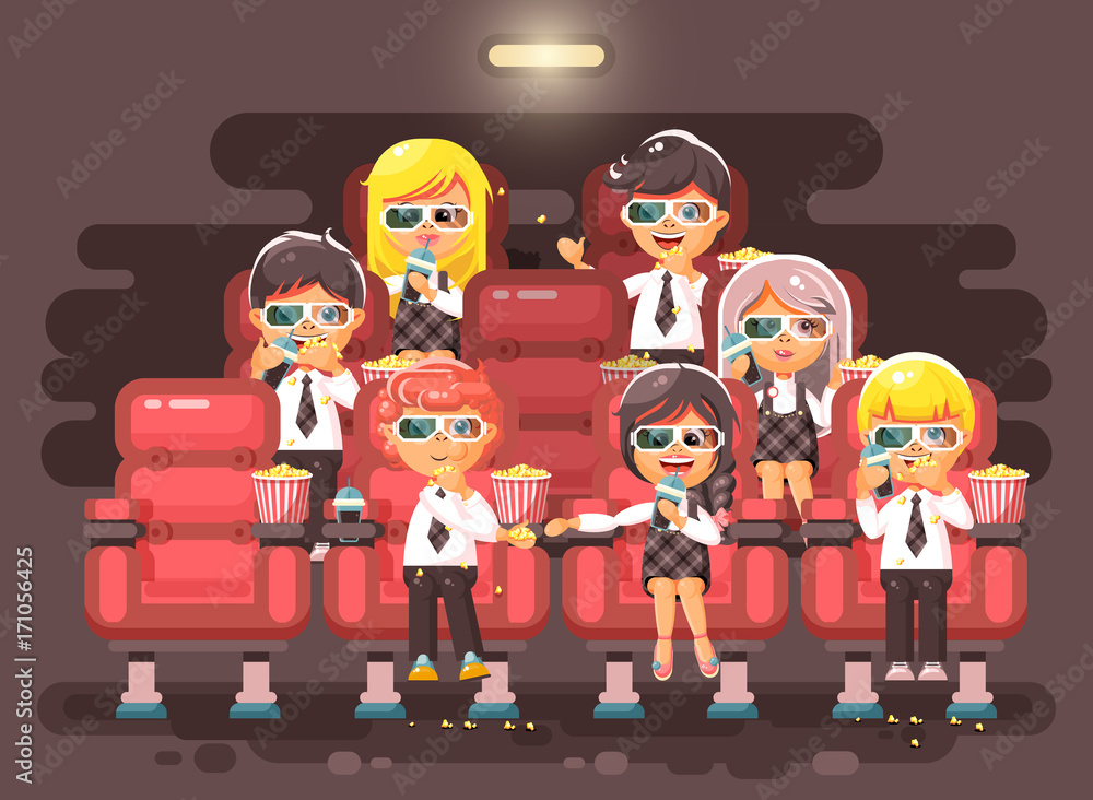 3D Glasses Cartoon Wallpapers