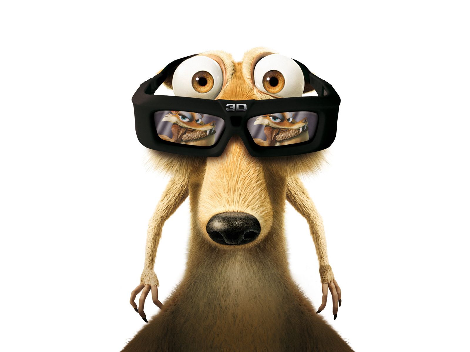 3D Glasses Cartoon Screen Wallpapers