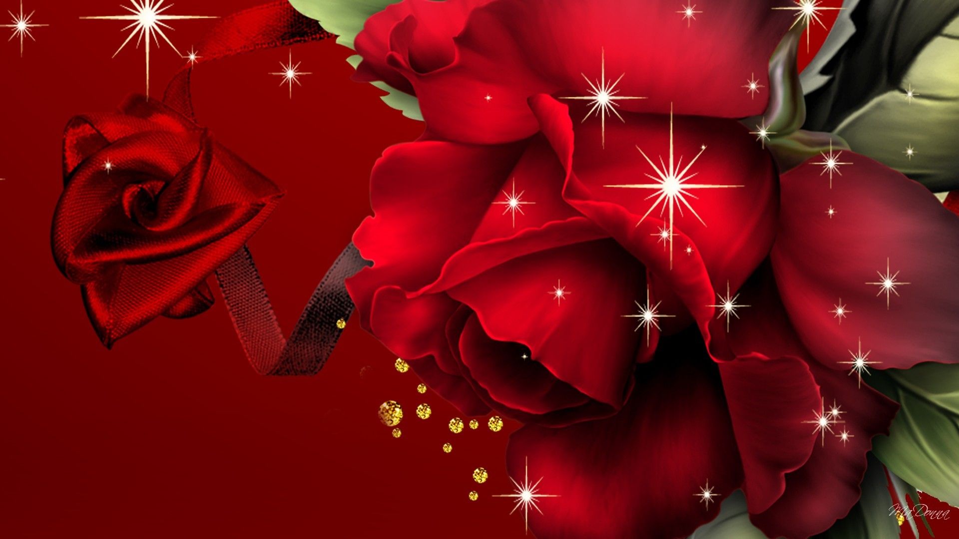 3D Hd Roses Wallpapers