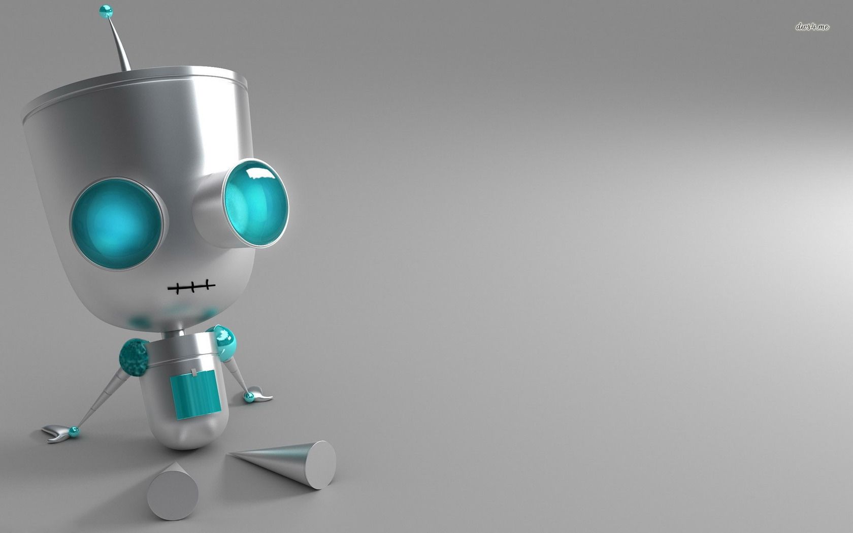 3D Robot Desktop Wallpapers