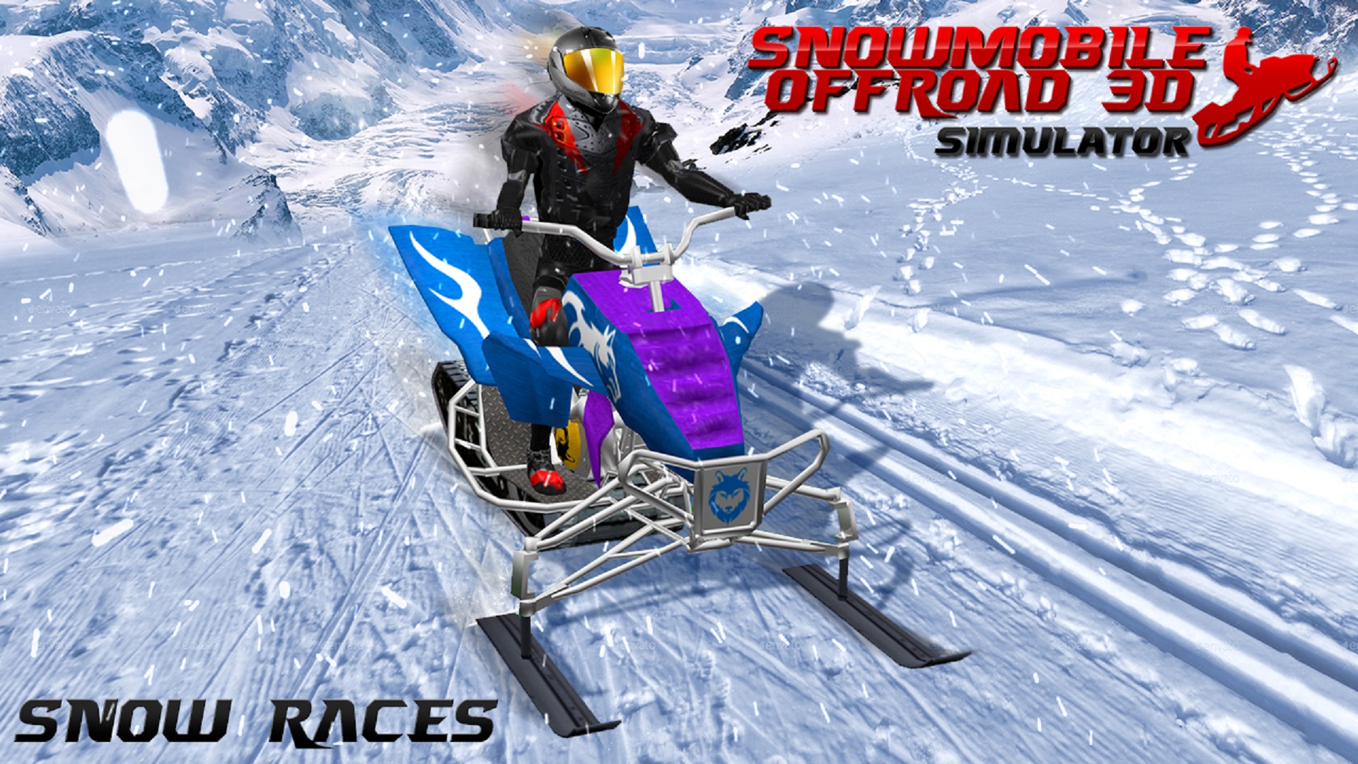 3D Snowmobile Wallpapers