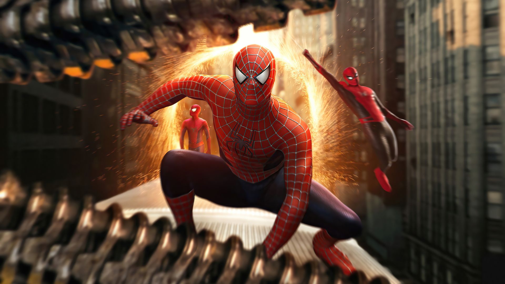 3D Spider Man Phone Wallpapers