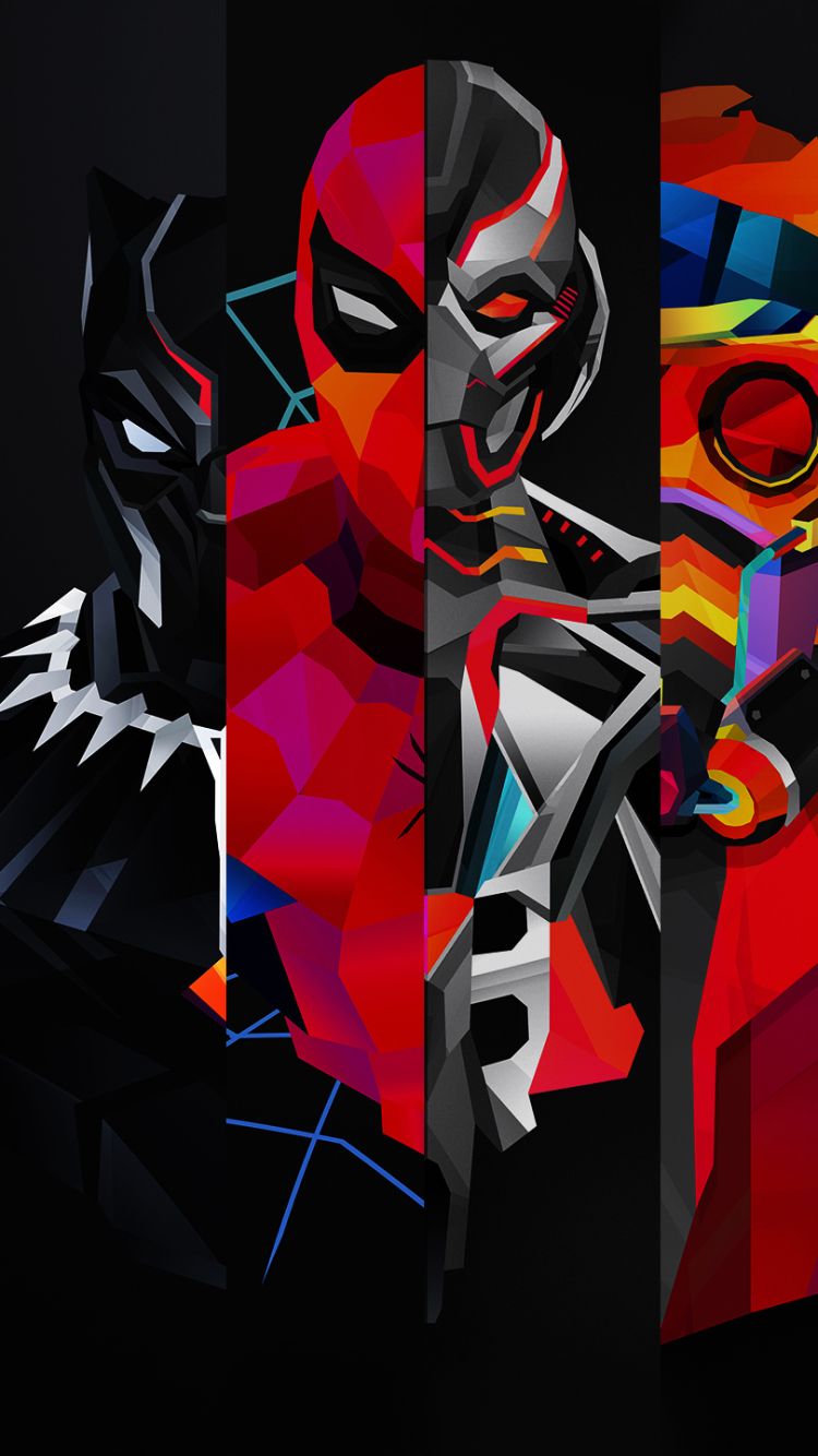 3D Superhero Iphone Wallpapers