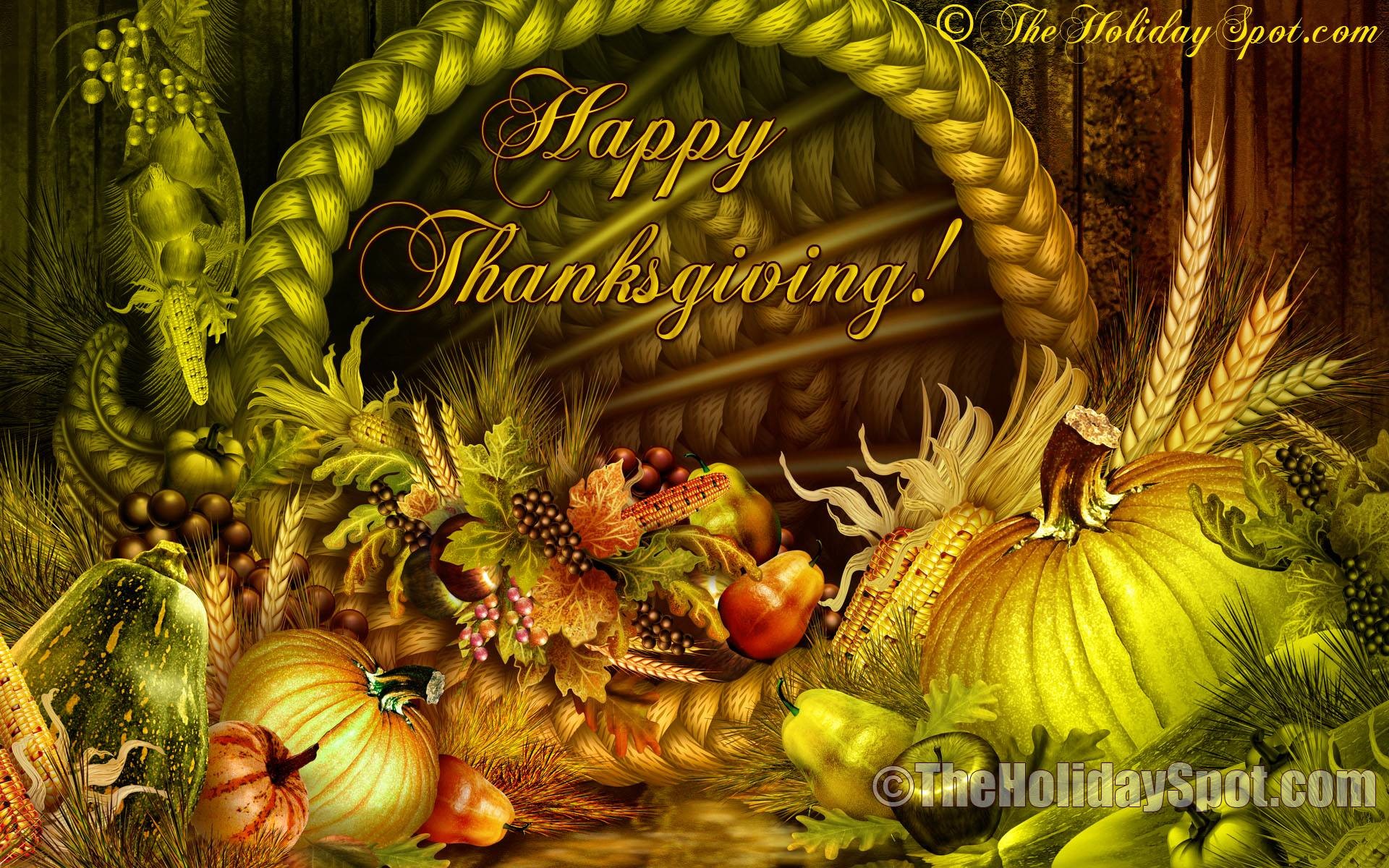 3D Thanksgiving Wallpapers