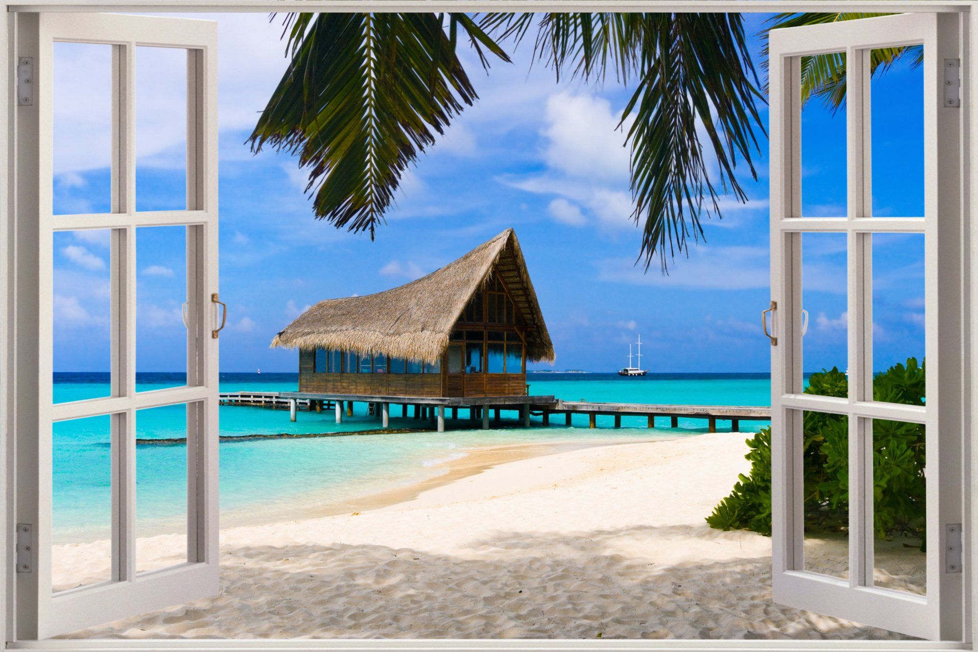 3D Window View Wallpapers