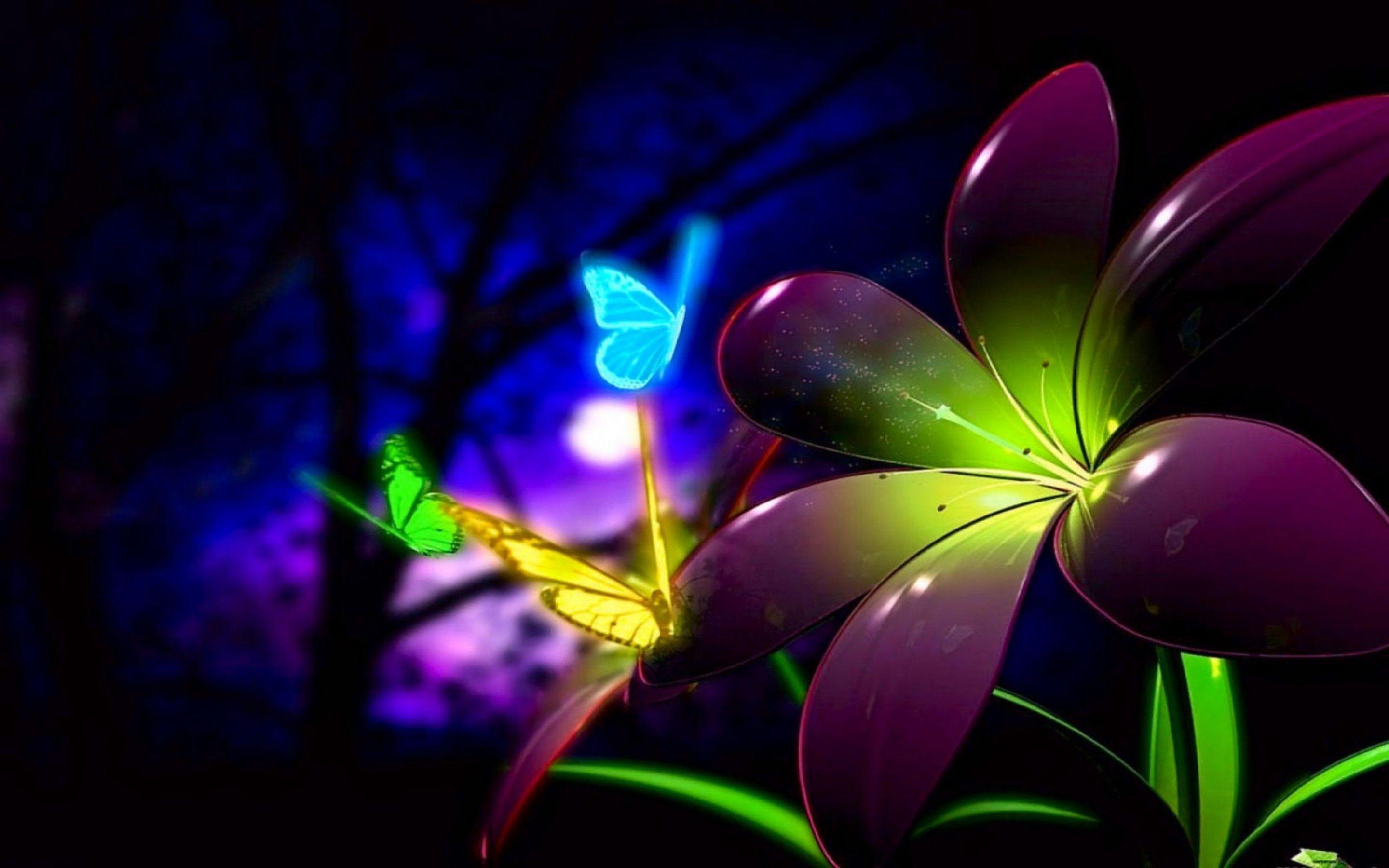 3D Flower Live Wallpapers