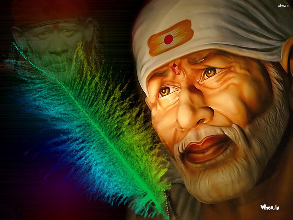 3D Sai Baba Free Download Wallpapers