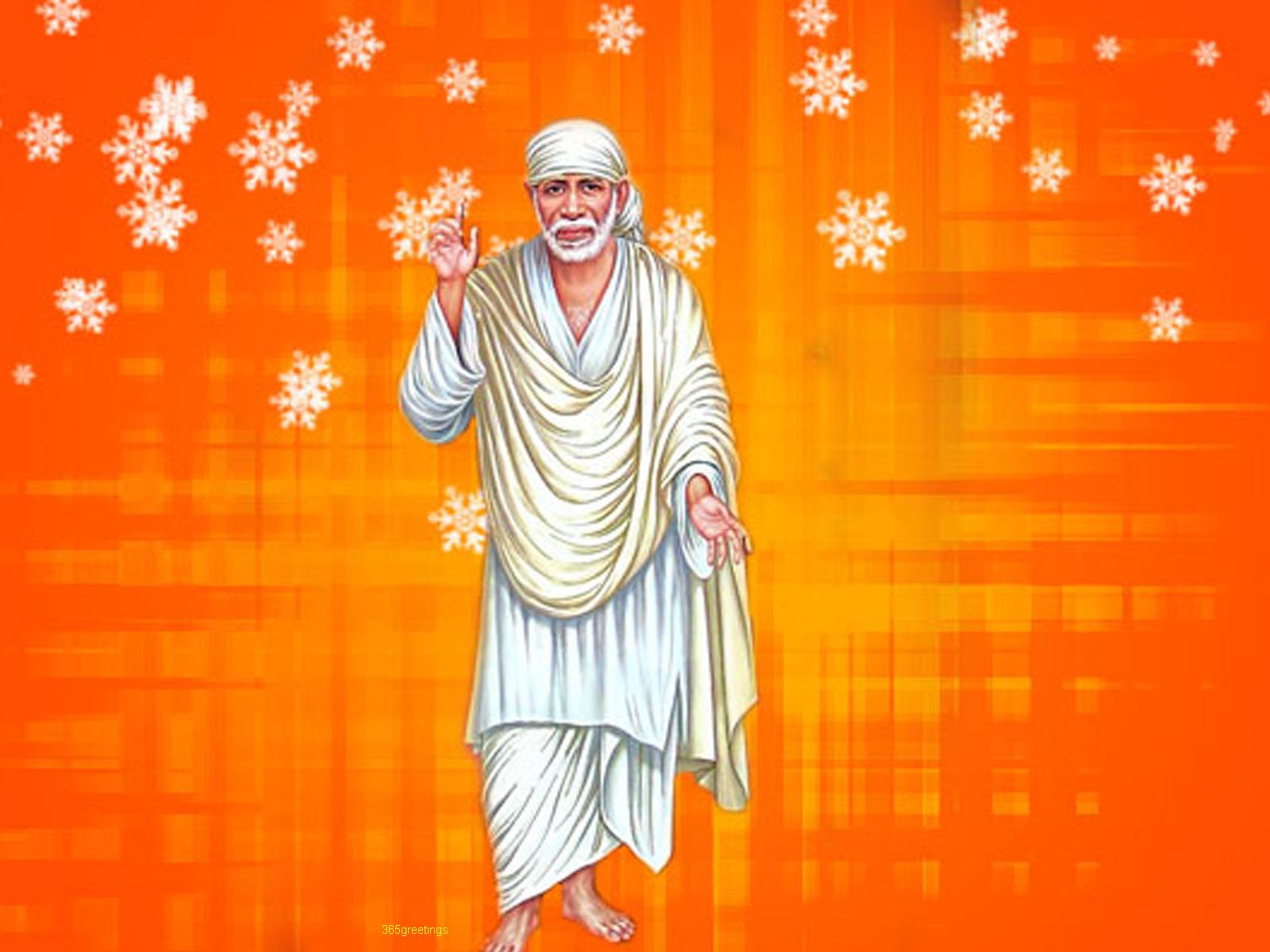 3D Sai Baba Free Download Wallpapers