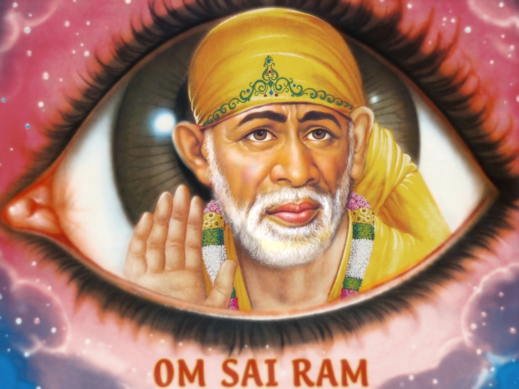 3D Sai Baba Free Download Wallpapers