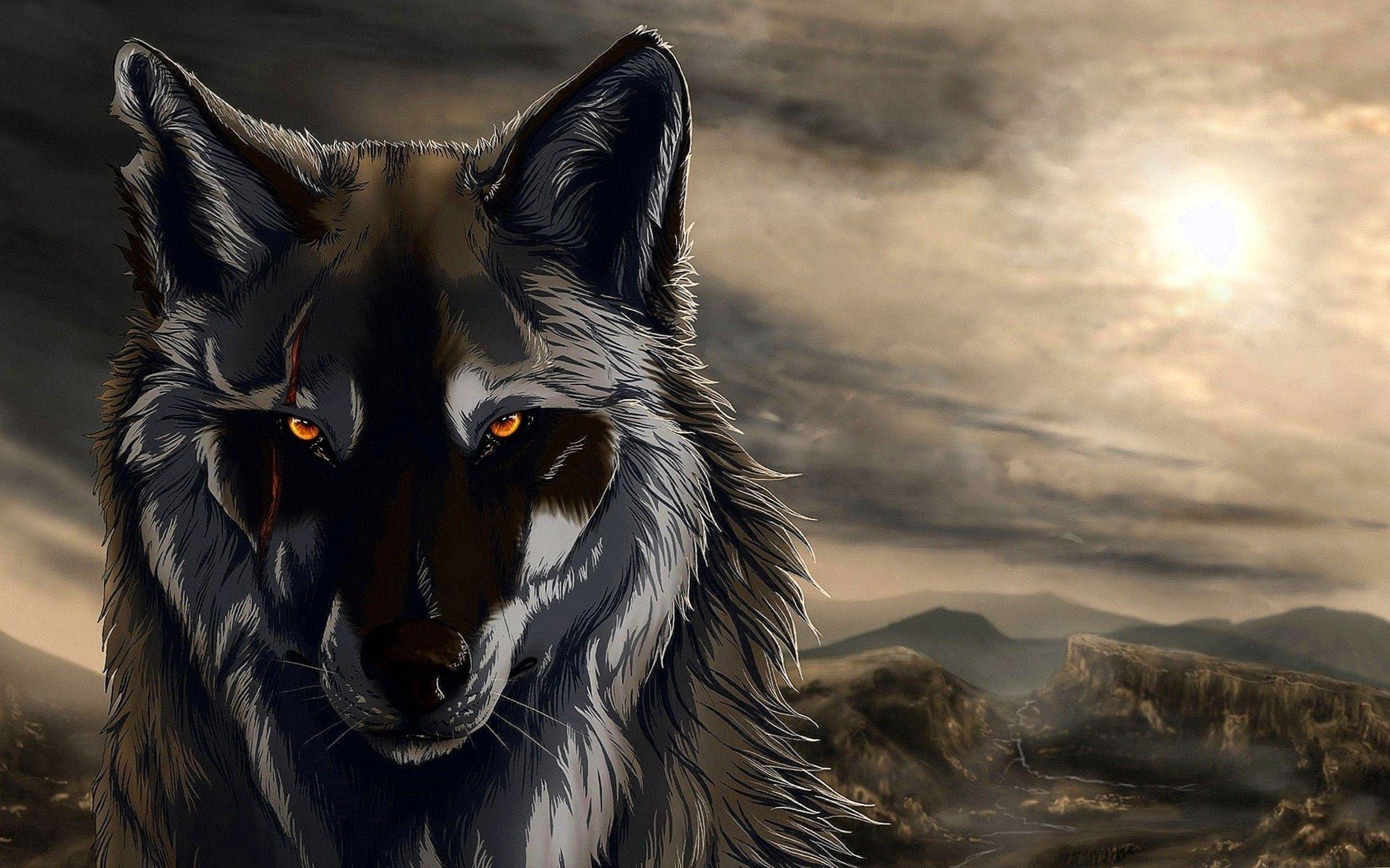 3D Wolf Wallpapers