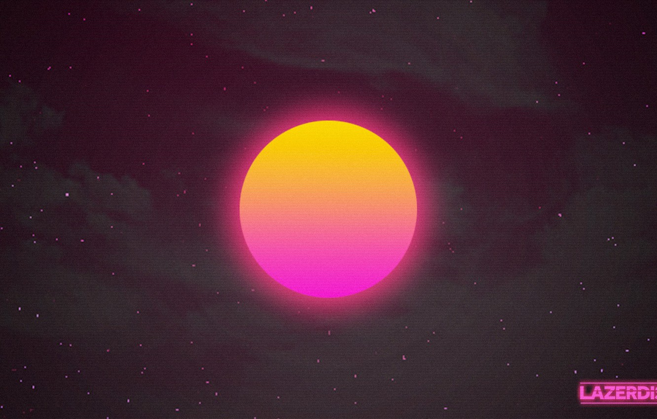 3D Retrowave Sunset Wallpapers