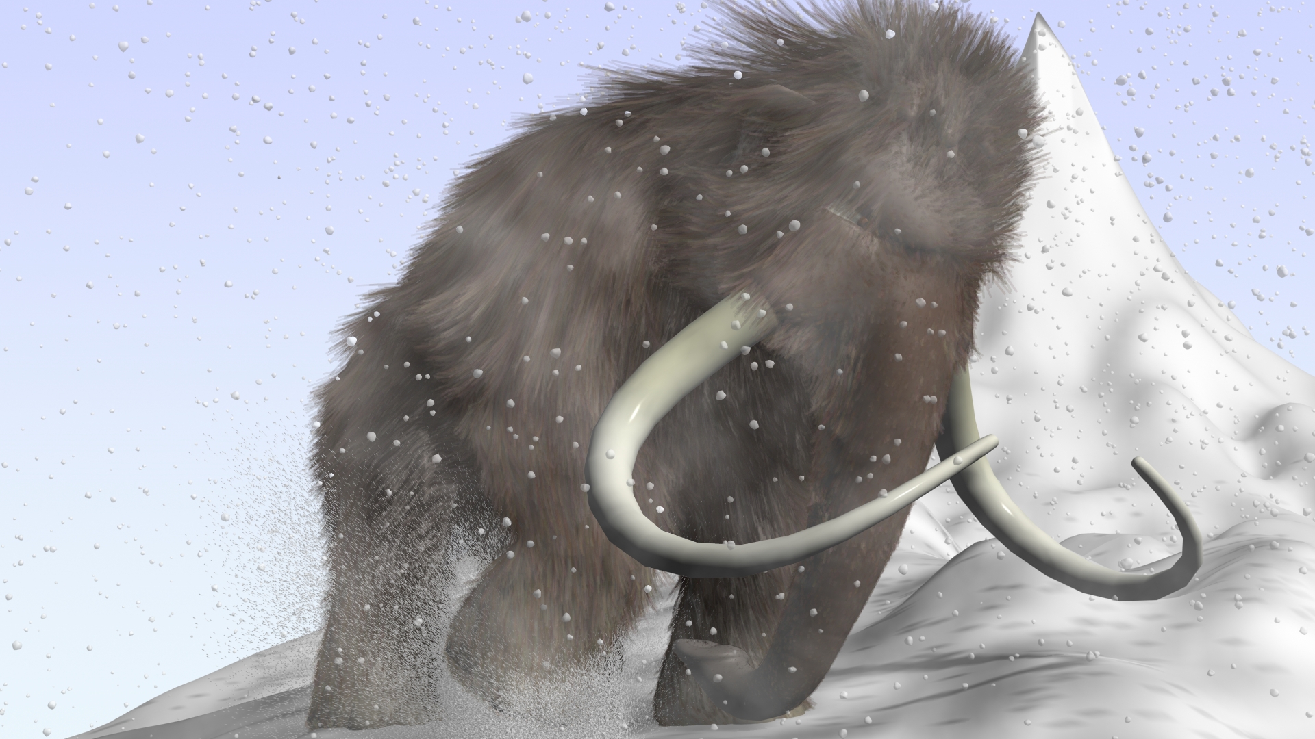 4K Cute Baby Mammoth Wallpapers