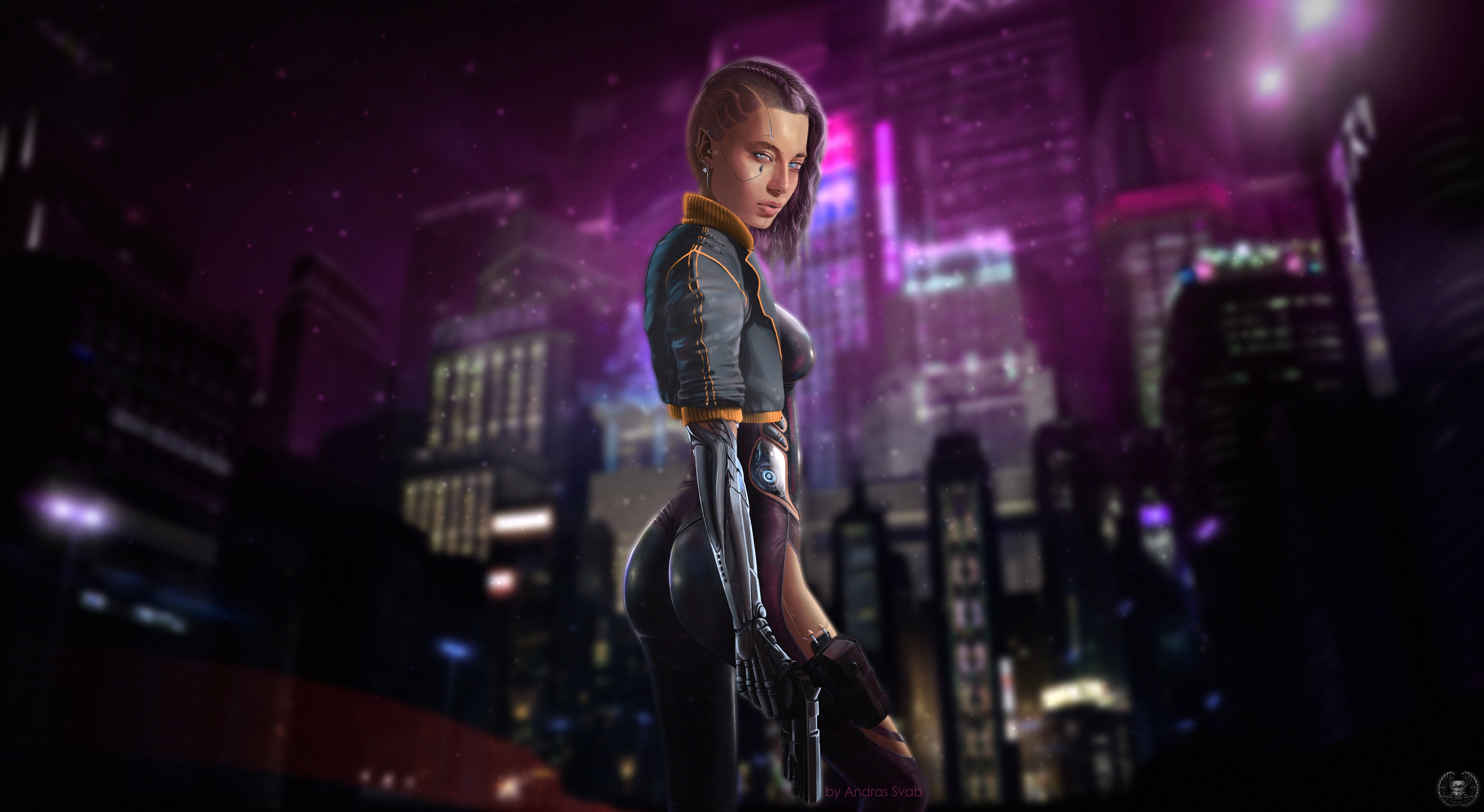 4K Cyborg Girl Wallpapers