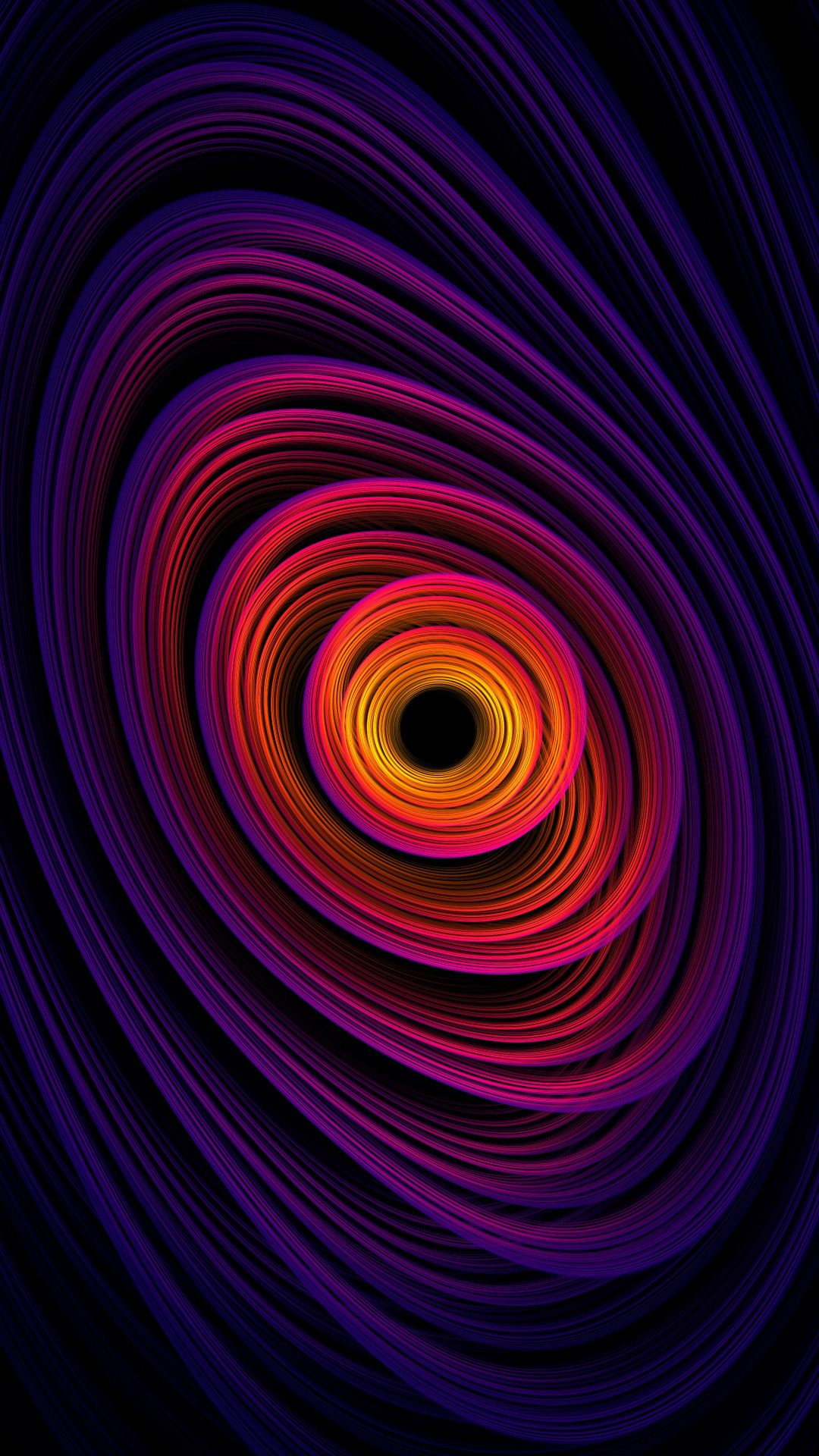 4K Spiral Shapes Purple Pink Abstract Wallpapers