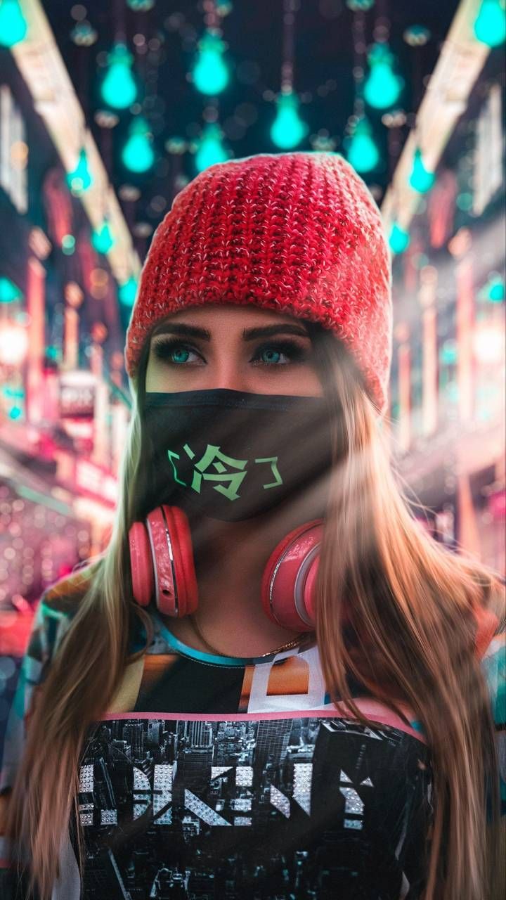 A Woman With A Mask Wallpapers