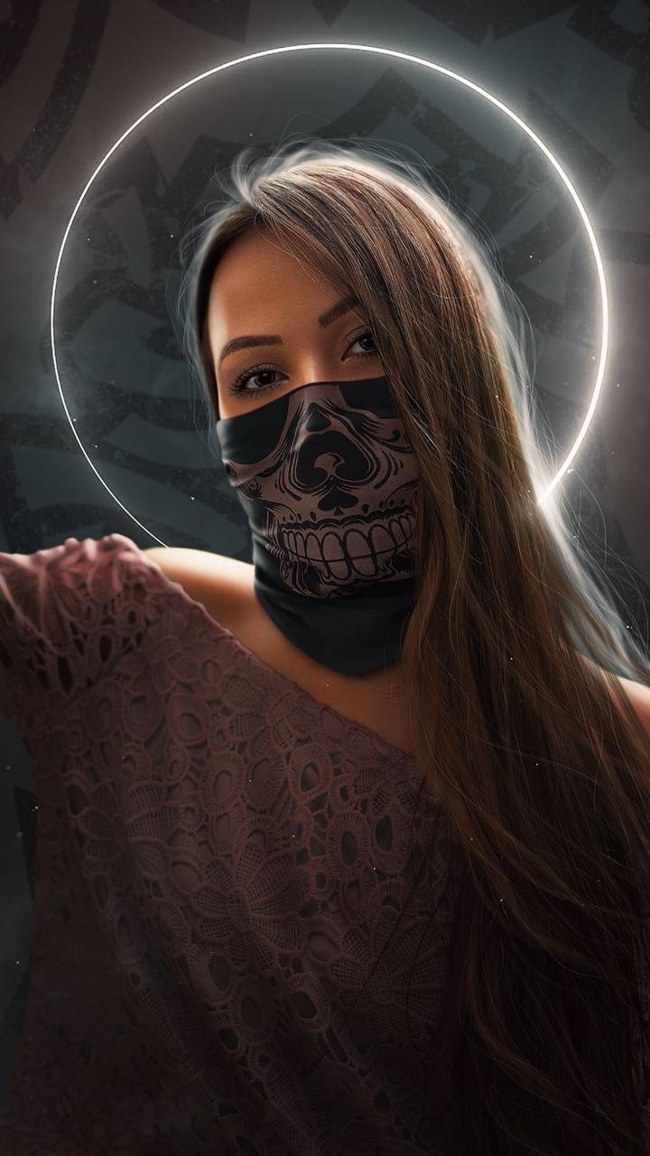 A Woman With A Mask Wallpapers