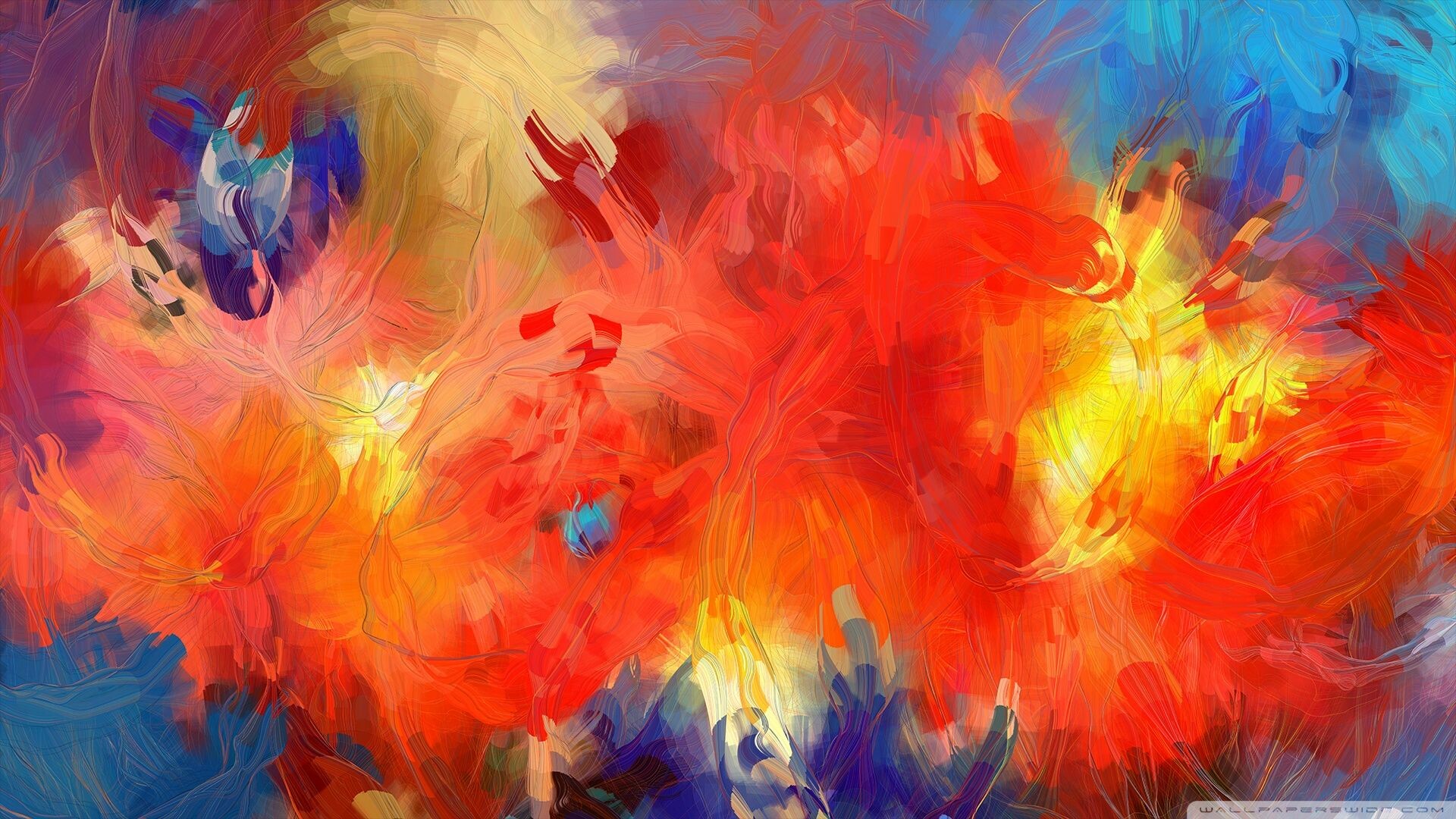 Abstract Hd Digital Paint Wallpapers