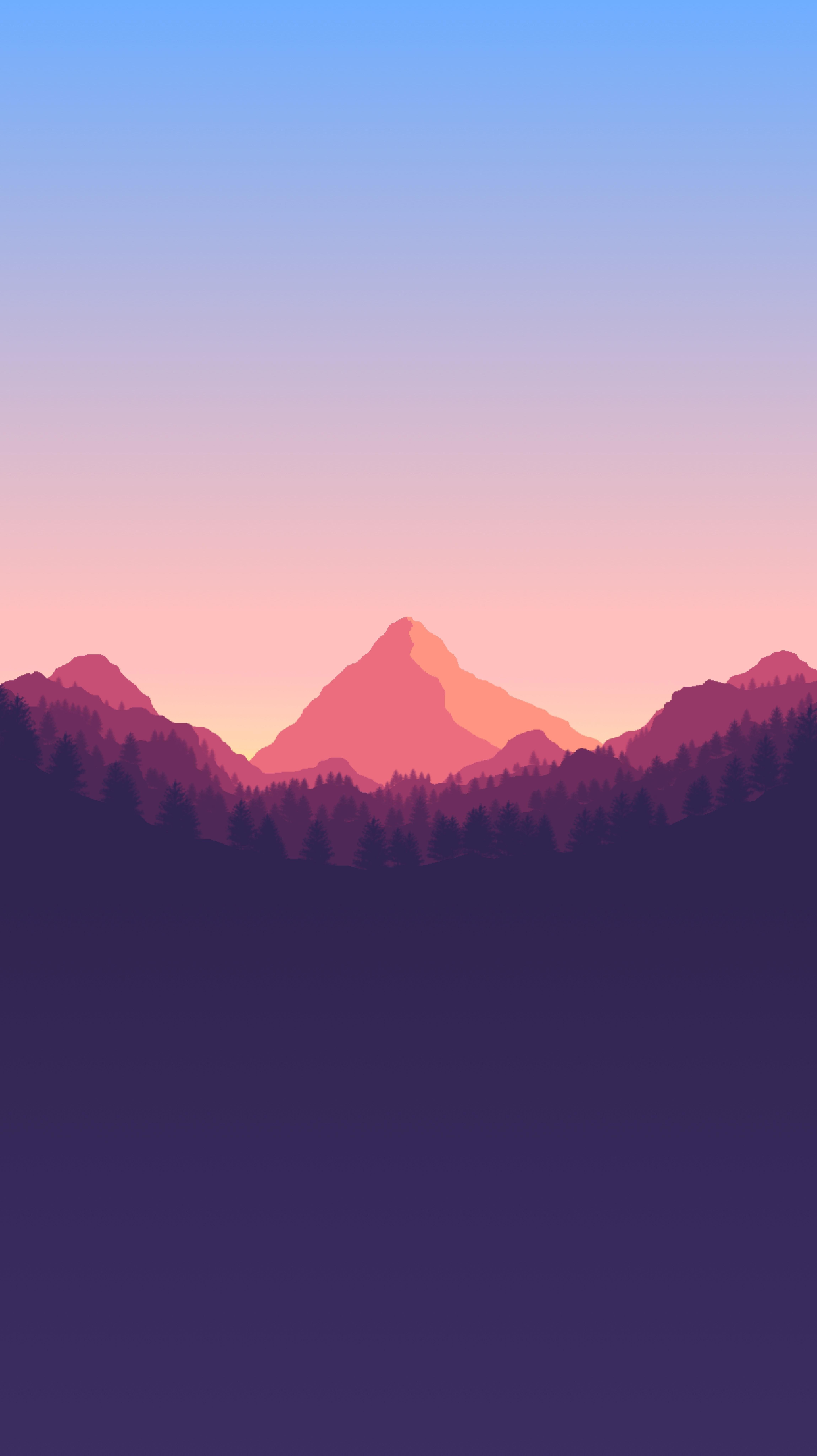 Abstract Mountain Arts Wallpapers