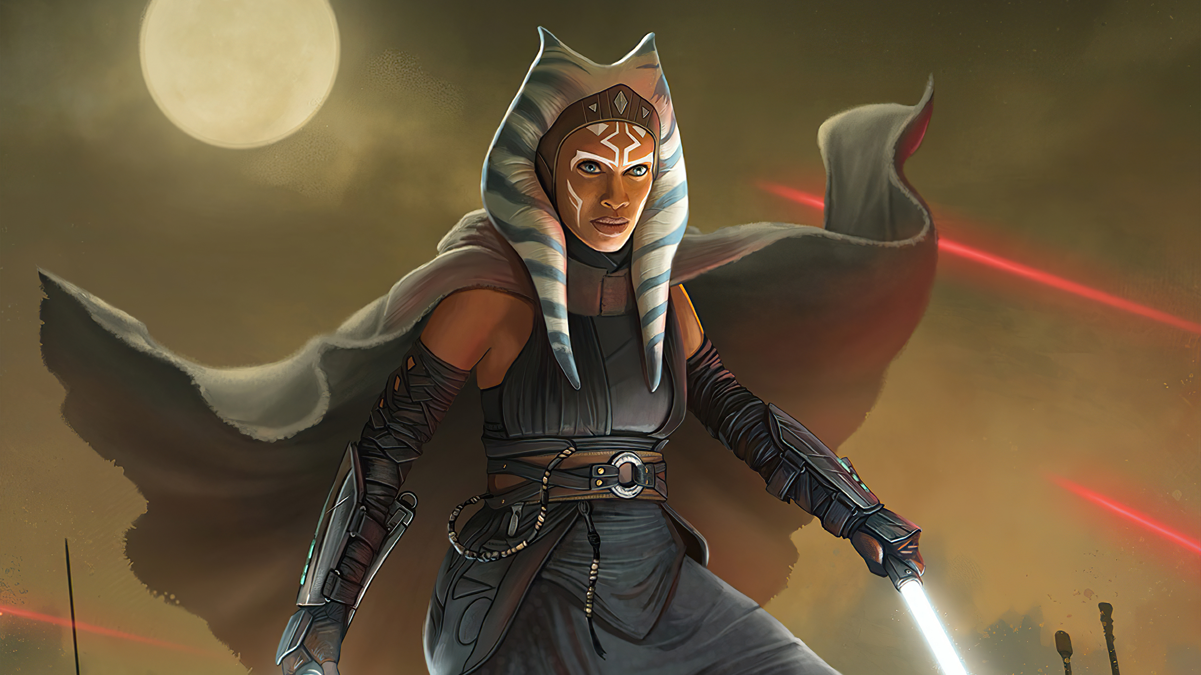 Ahsoka Tano And Anakin Skywalker Art Wallpapers