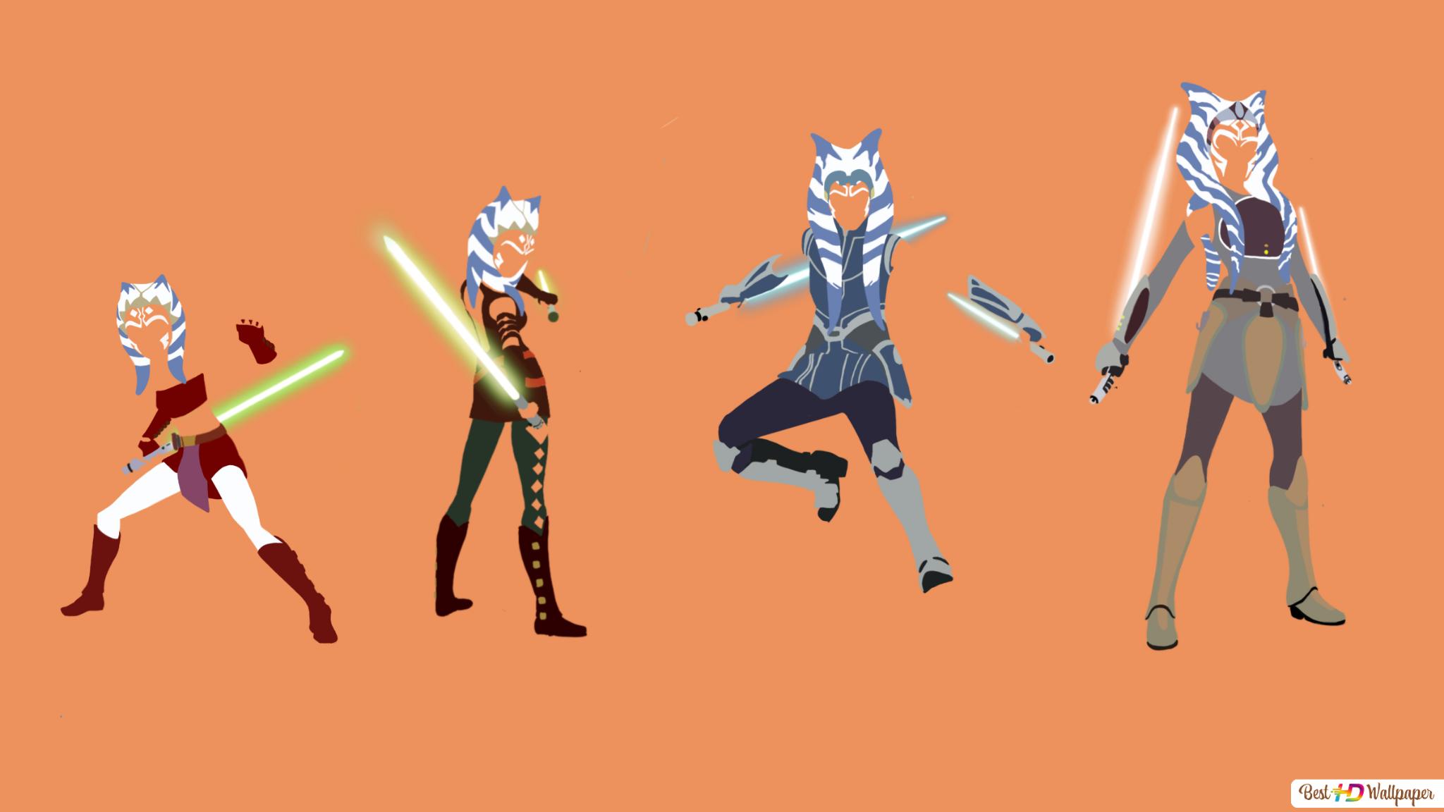 Ahsoka Tano And Anakin Skywalker Art Wallpapers