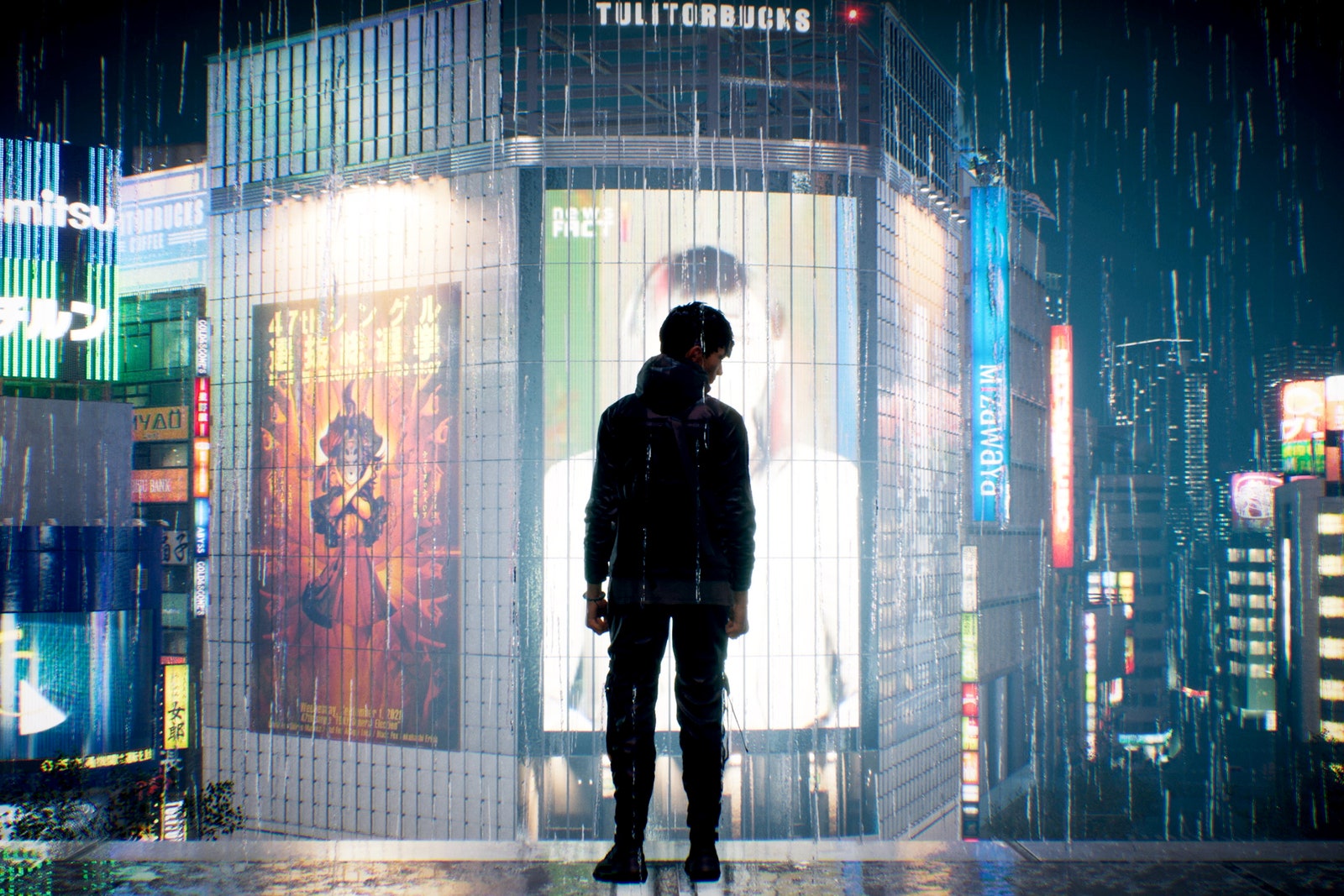 Alone Cyberpunk Boy In City Wallpapers