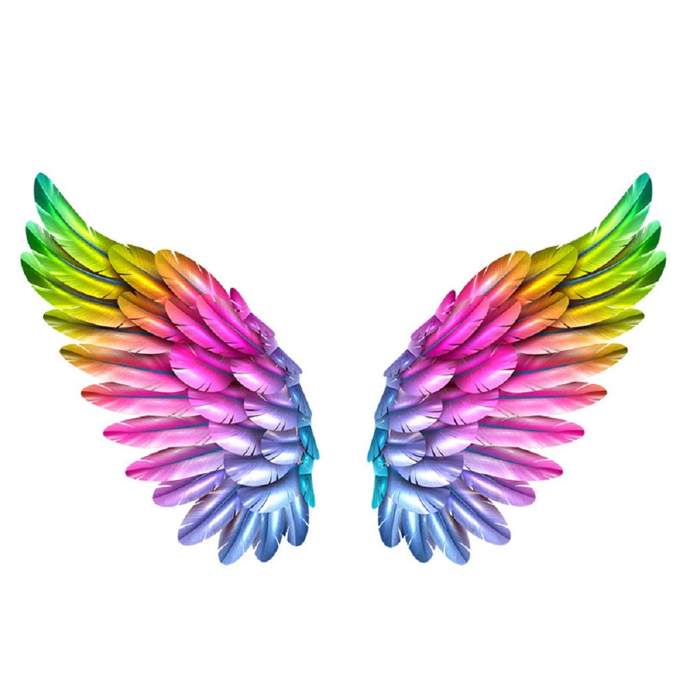 Angel Colorful Wings Wallpapers