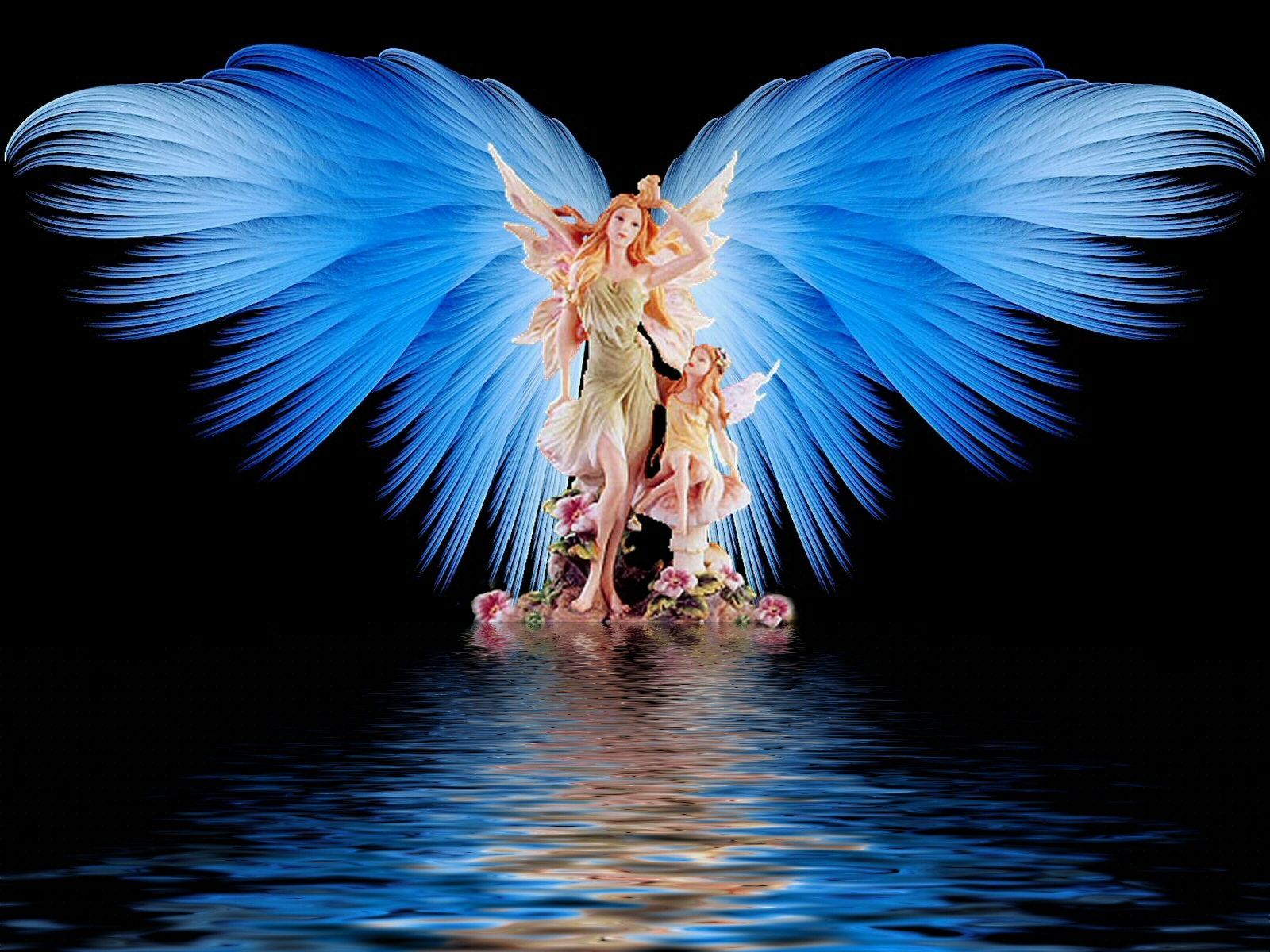 Angel Colorful Wings Wallpapers