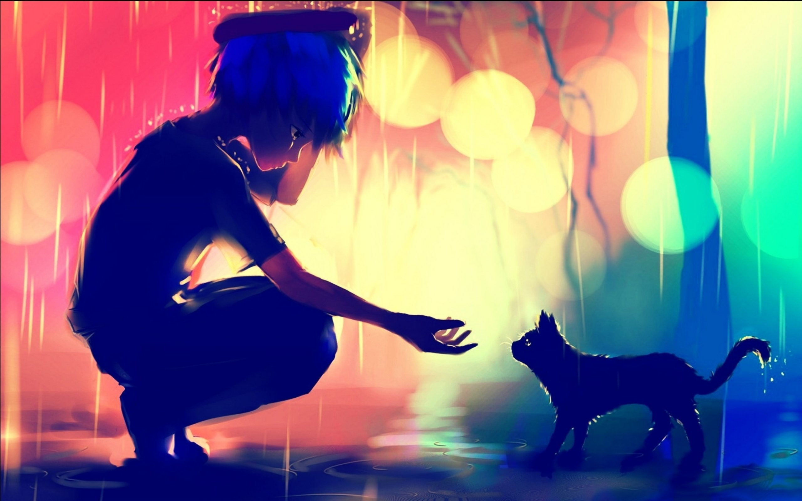 Anime Boy And Dog Wallpapers