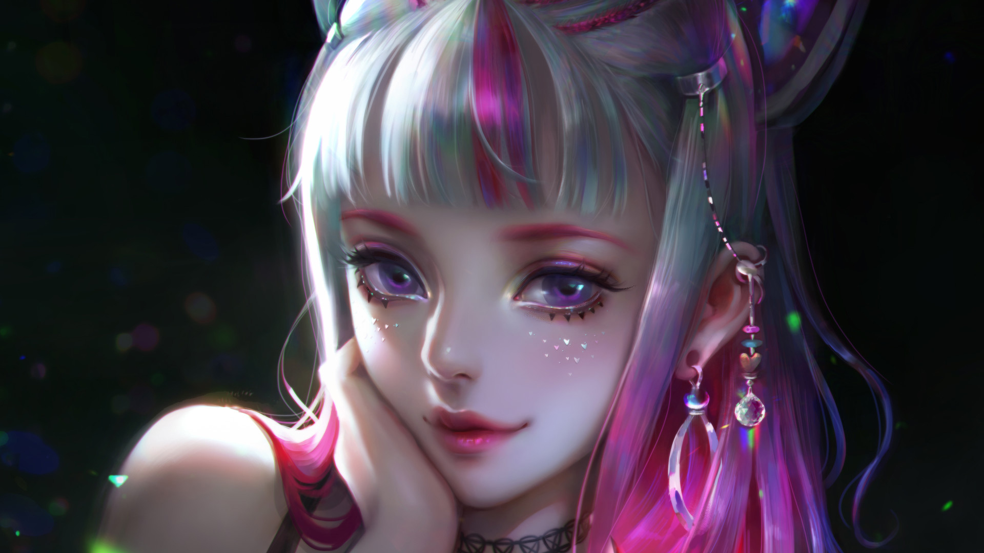 Anime Fantasy Girl 4K Art Wallpapers