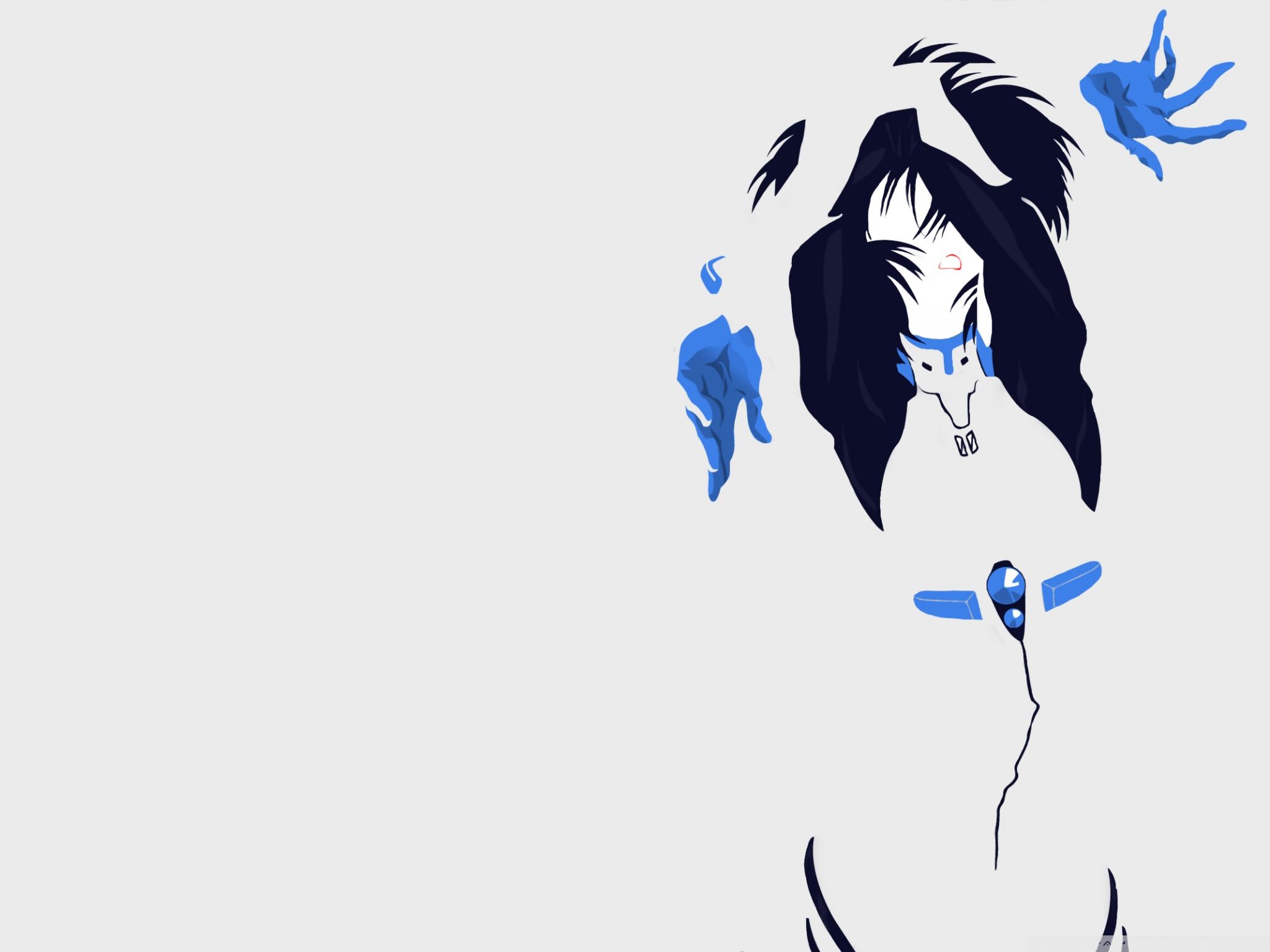 Anime Illustration Minimal Art Wallpapers