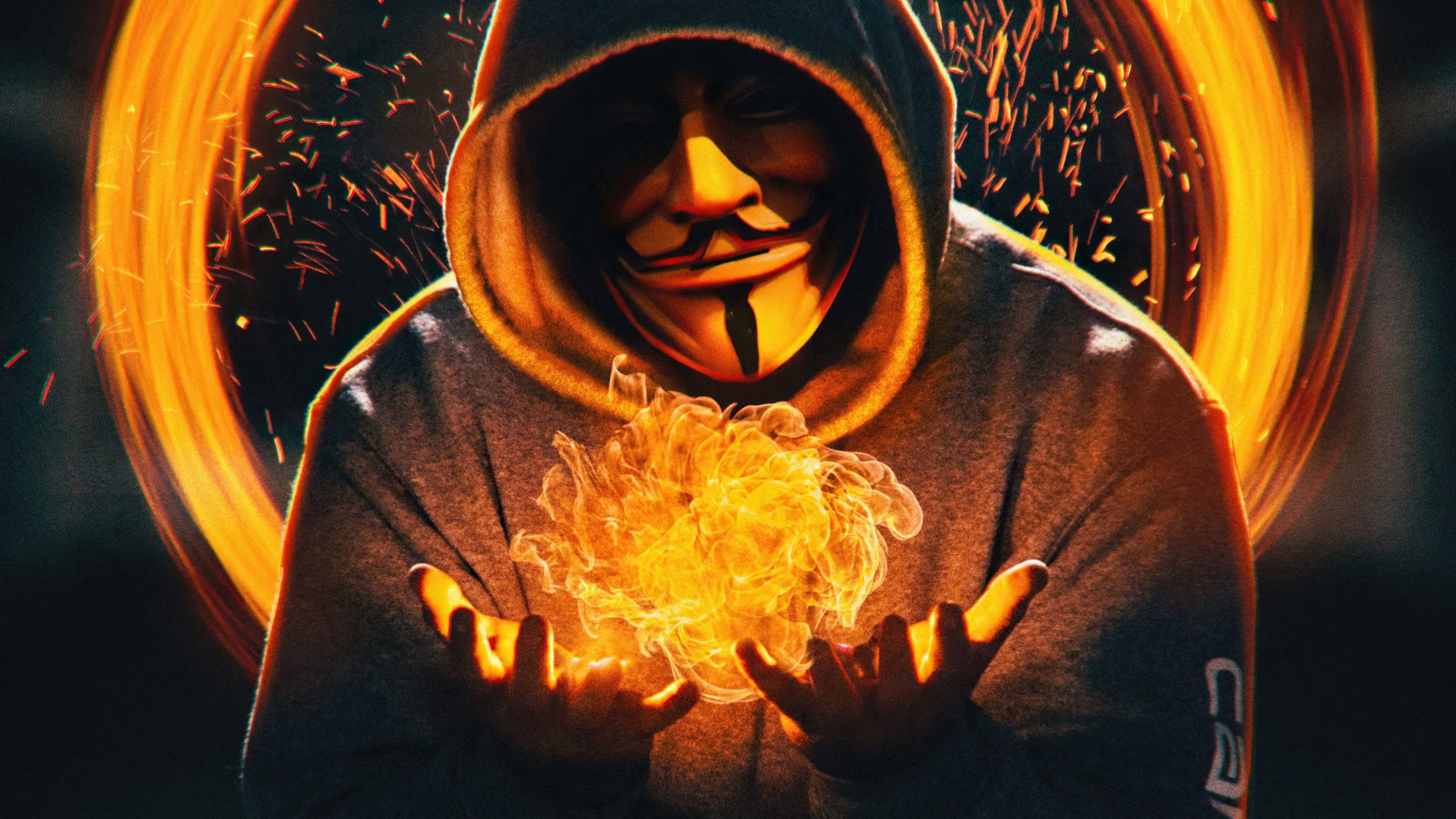 Anonymous 4K Hacker Mask Wallpapers