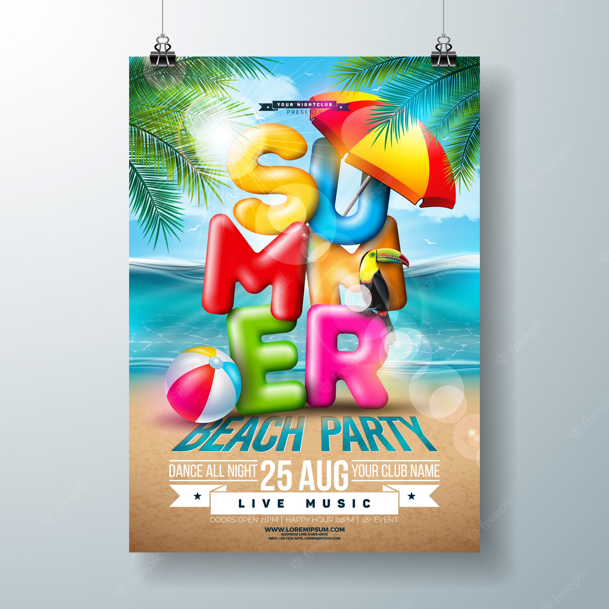 Artistic Artwork 4K  Cool Beach Party Wallpapers