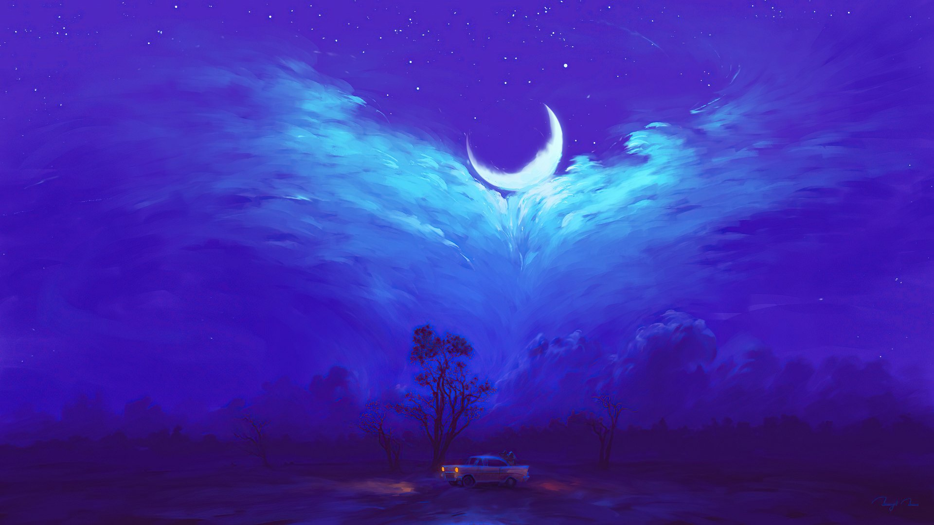 Artistic Dreamy Night Hd Wallpapers